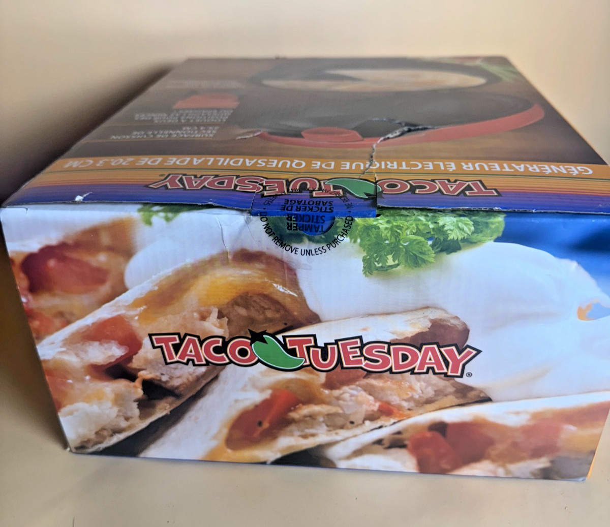 TACO TUESDAY 8-Inch Electric Quesadilla Maker Brand New & Sealed