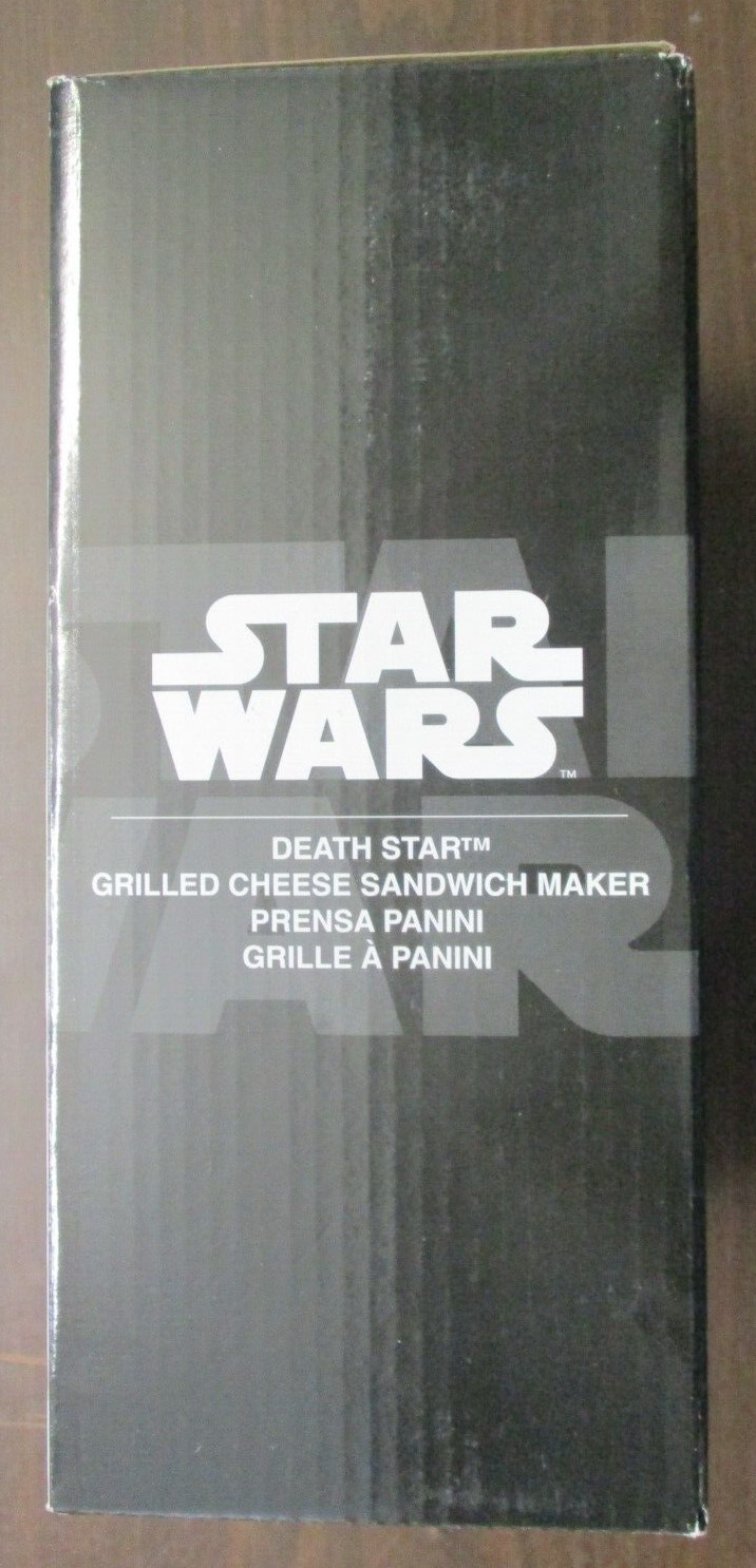 STAR WARS DEATH STAR GRILLED CHEESE SANDWICH MAKER PANINI PRESS NEW NUB DISNEY