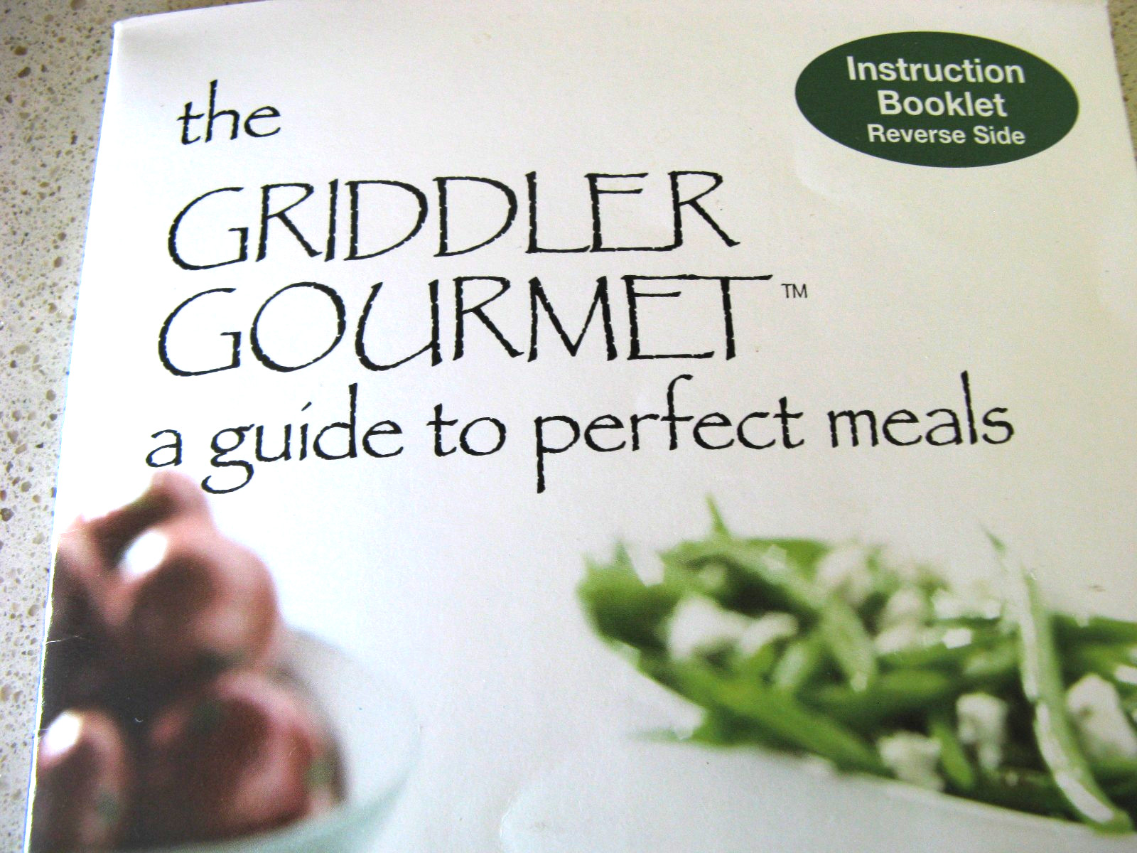 Griddler Gourmet by Cuisinart Electric Panini Grill Griddle Model No. GRID-8PC