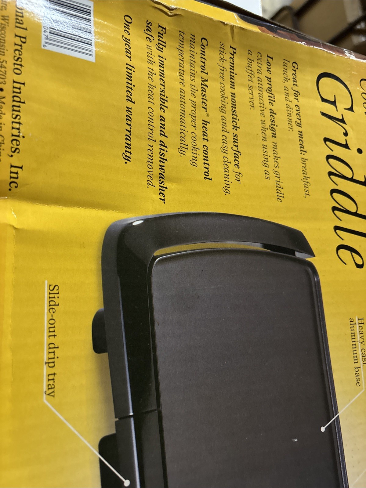 Presto Cool Touch Electric Griddle