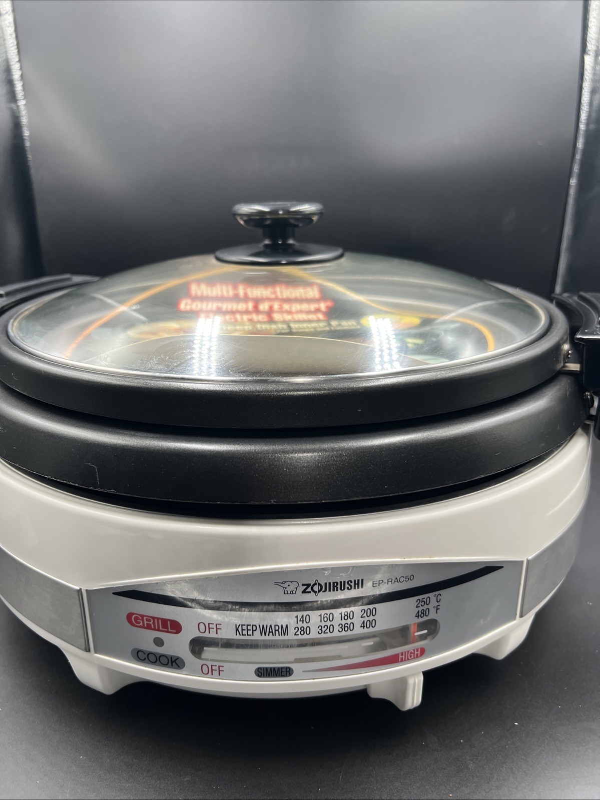 Zojirushi EP-RAC50 Gourmet d’Expert Electric Skillet 1350W White