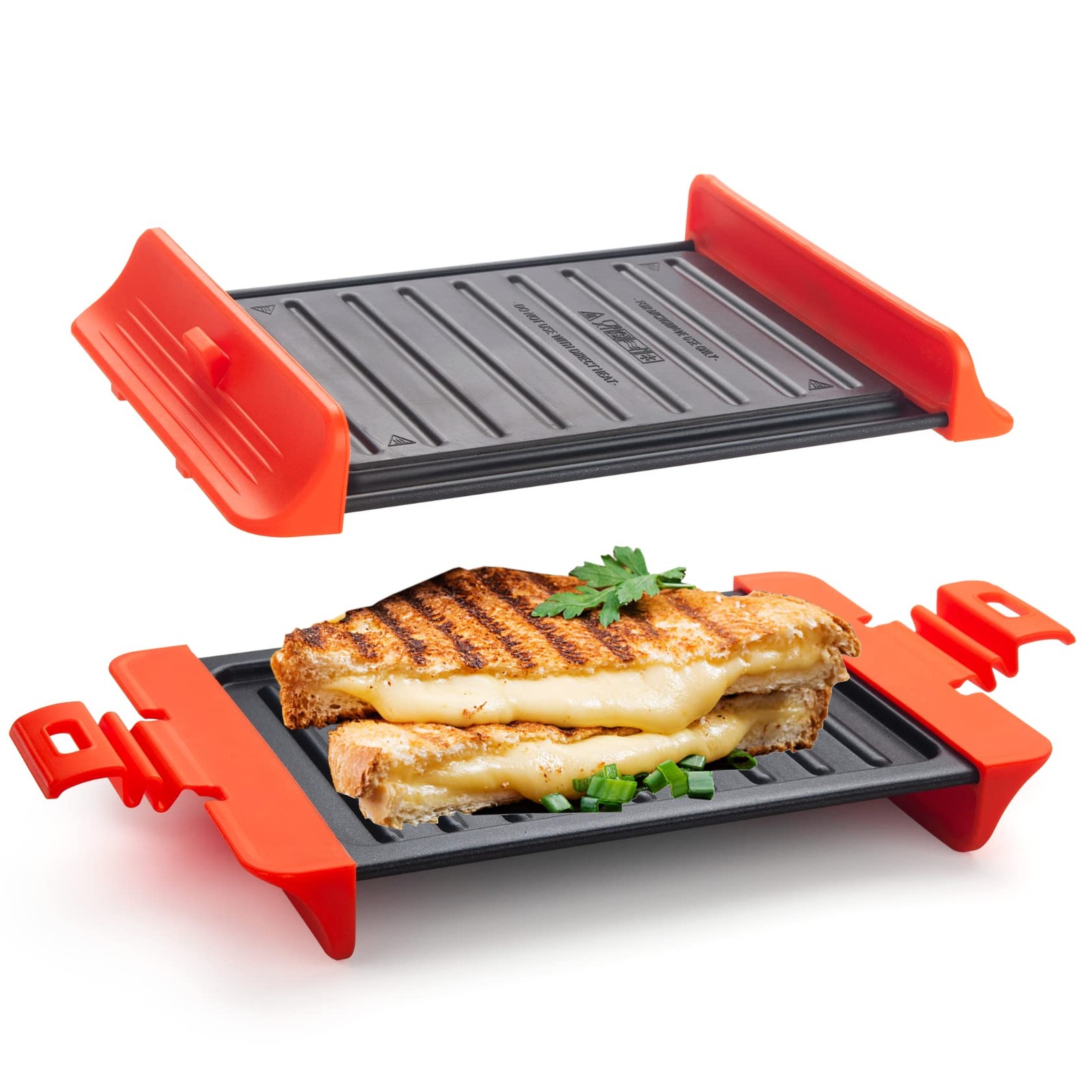 Microwave Sandwich maker | Microwave Grill Cheese Maker | Microwave Crisper T…