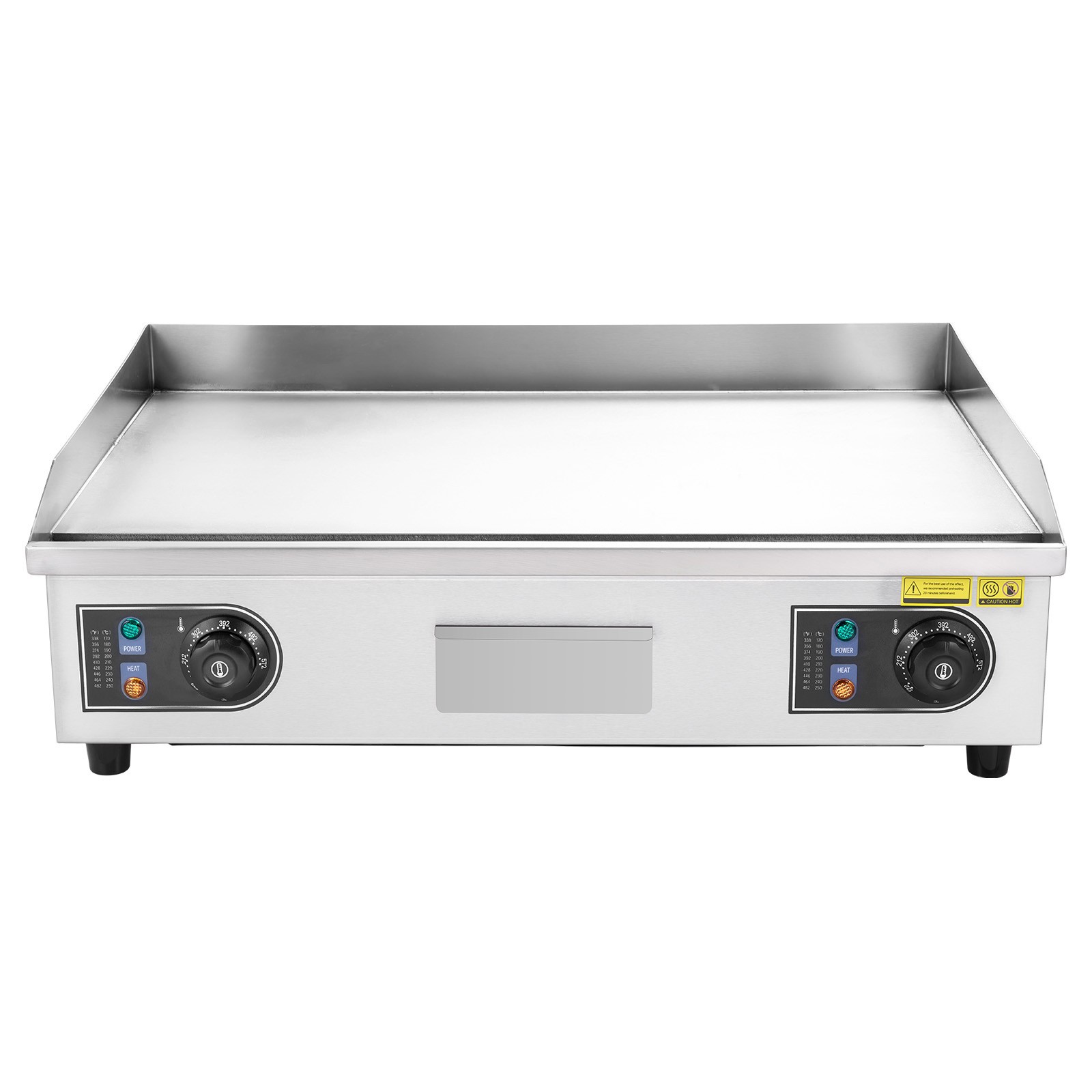 Uimoso Commercial Electric Flat Top Griddle Grill 25.79 x 15.75 inch (No Plug)