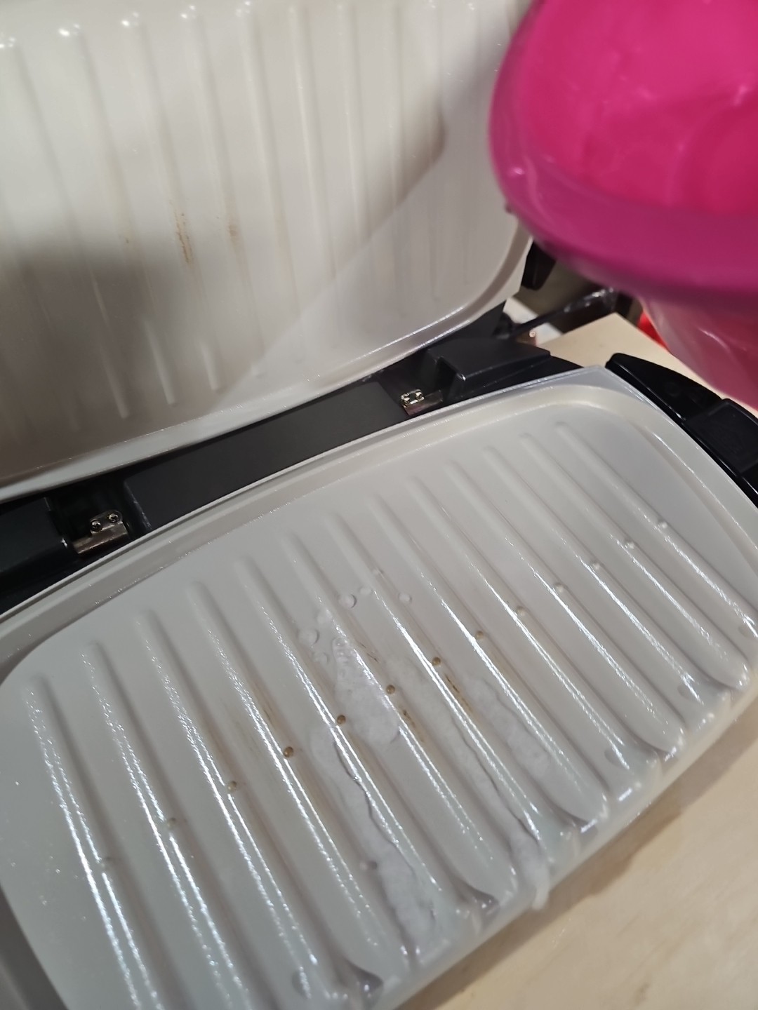 George Foreman Serving Removable Plate Grill Panini Press Platinum GRP472P-1000W