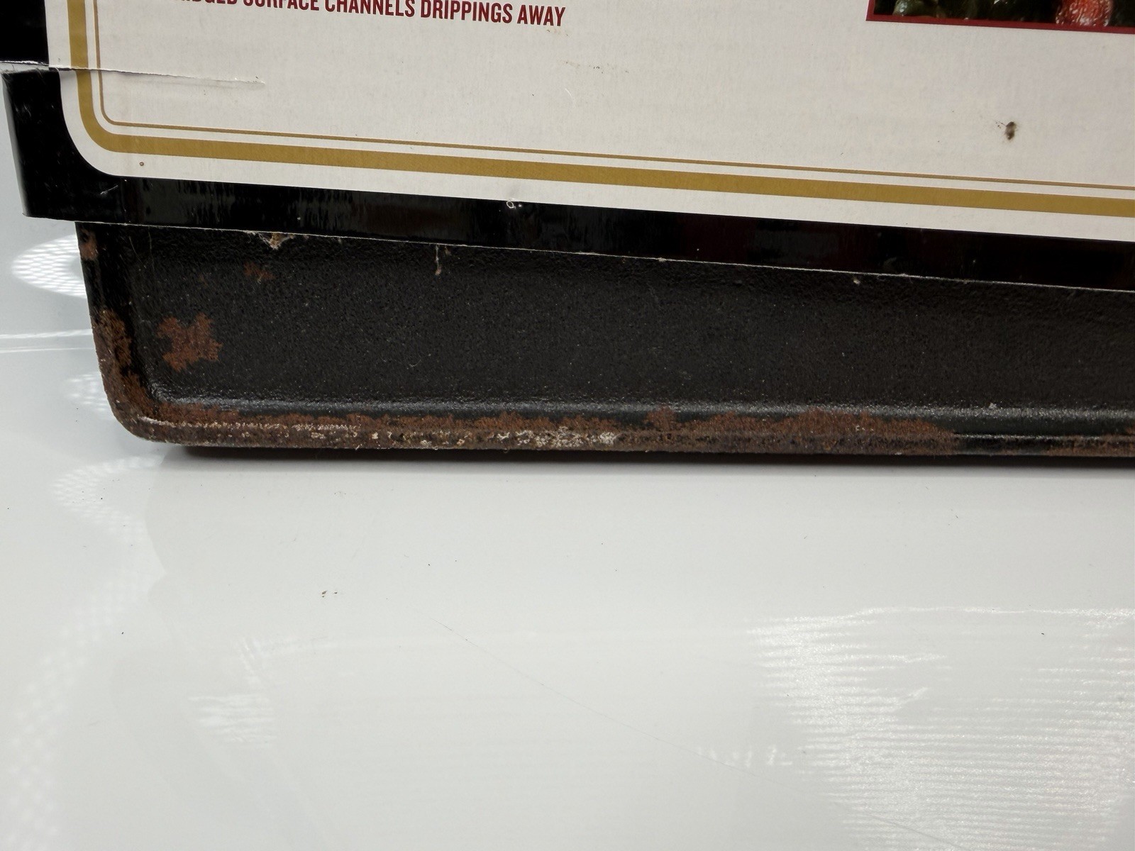 Jim Beam Double Sided Cast Iron Griddle 20″x9″ Reversible Grill Pan Two Burner
