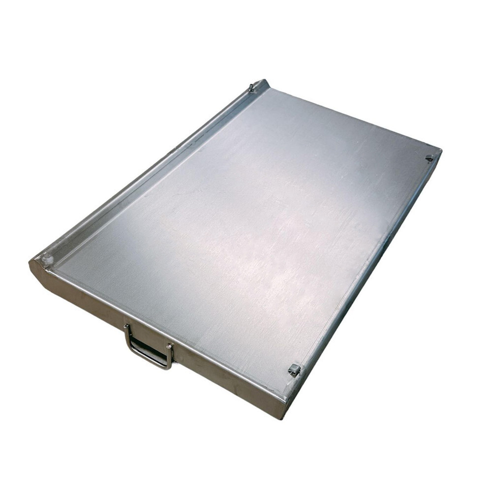 Heavy Duty 35-1/2” Stainless Steel Flat Top Griddle Grill Plancha Double Burner