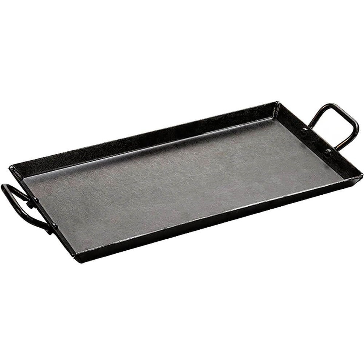 Lodge Seasoned Carbon – Handle Flat Top Cooking Pan For Stovetop