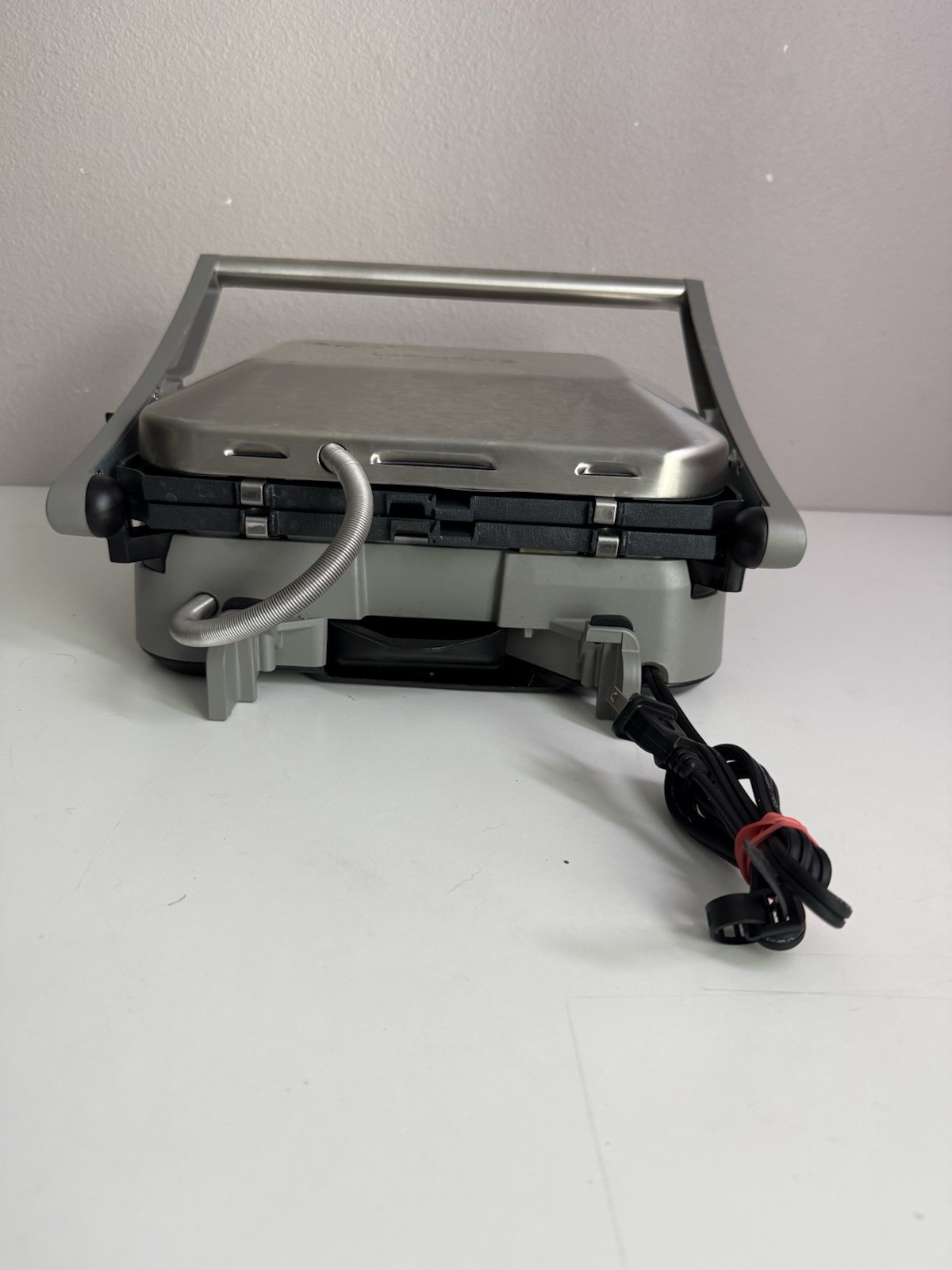 Cuisinart GR-5B Electric Griddler Five 5-In-1 Griddle Grill Panini LCD Display
