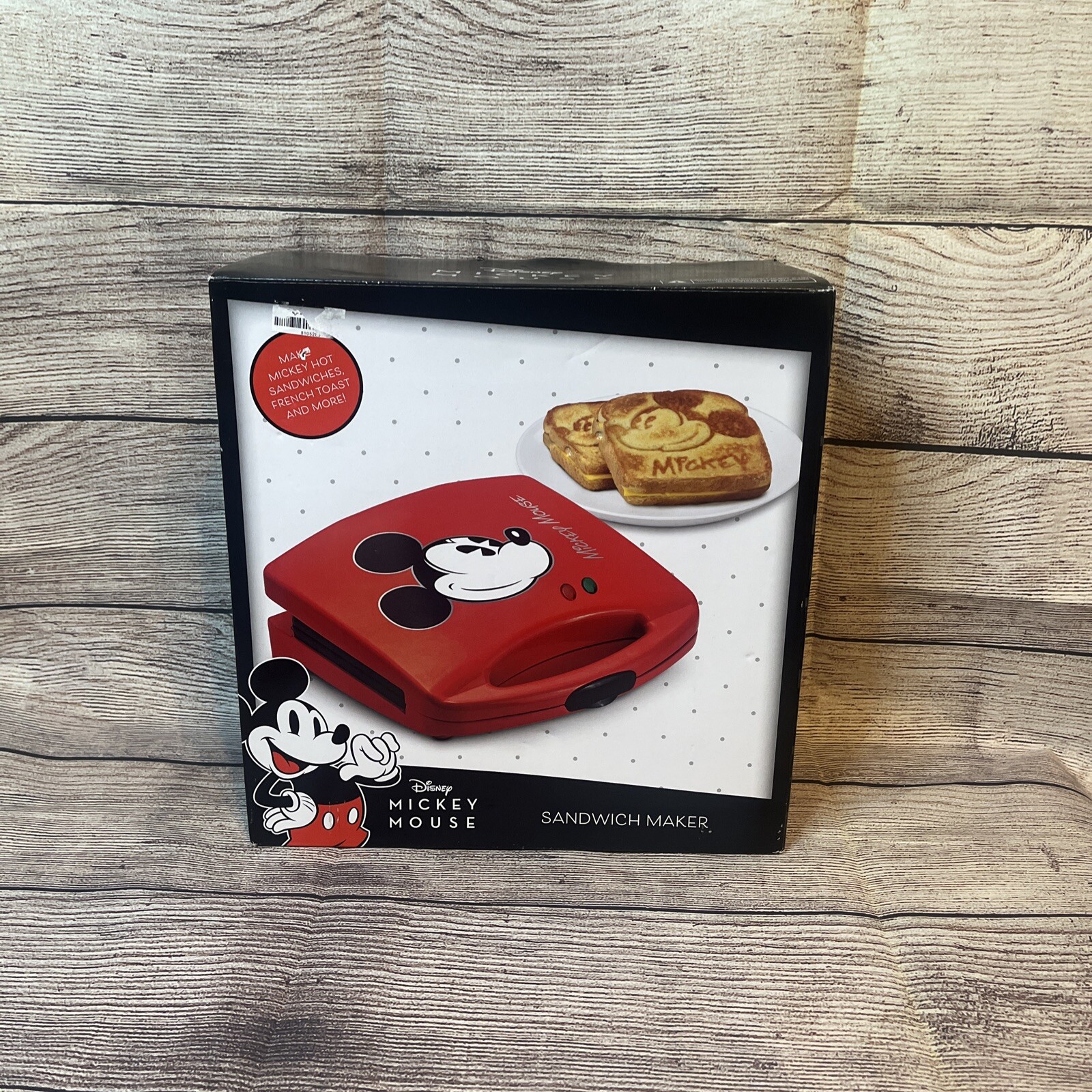 NEW Disney Mickey Mouse French Toast Hot Sandwich Maker DCM-51 600W