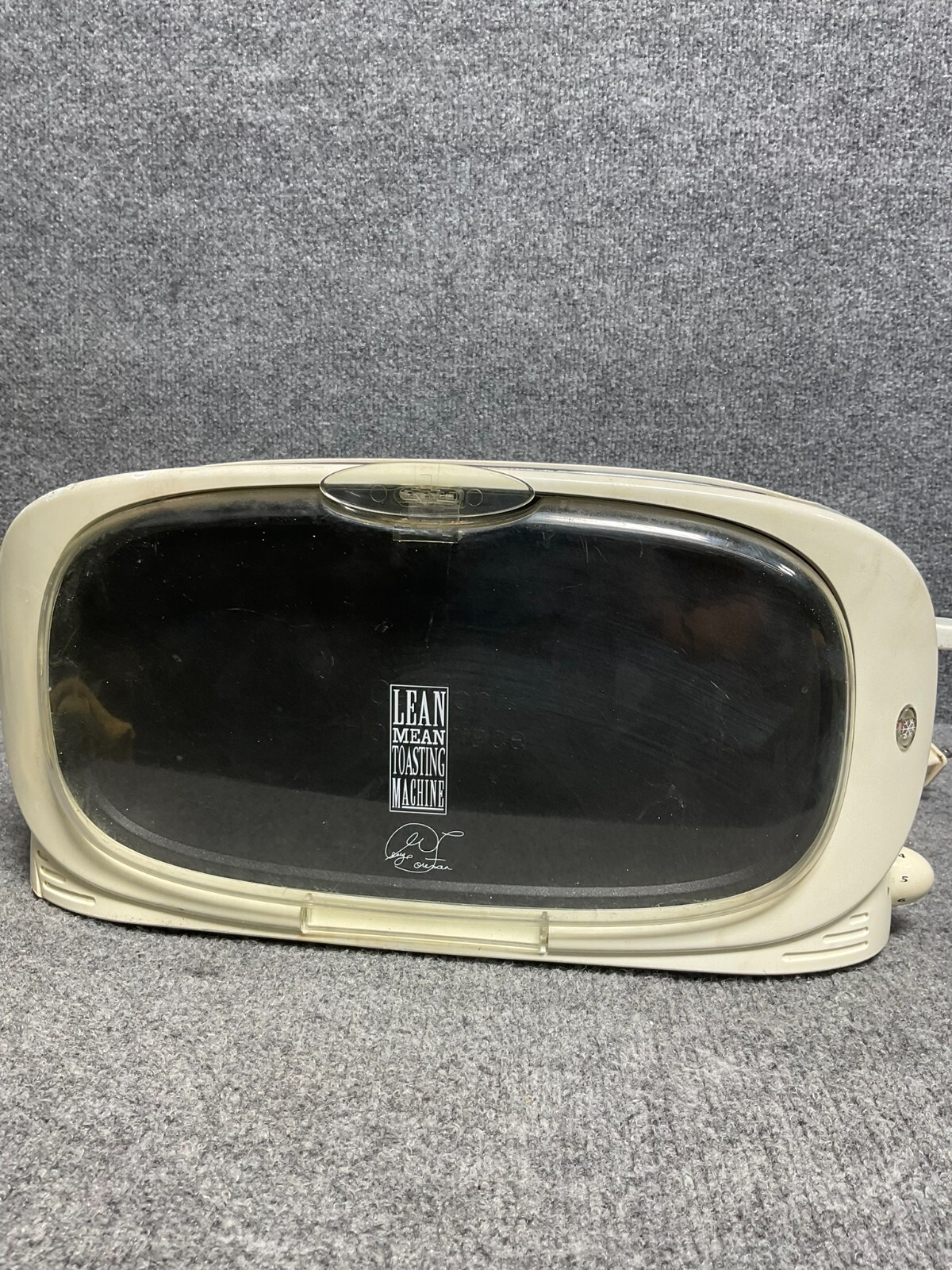 George Foreman GFT1W 2 Slice Toaster 1080W Used Lean Mean Machine