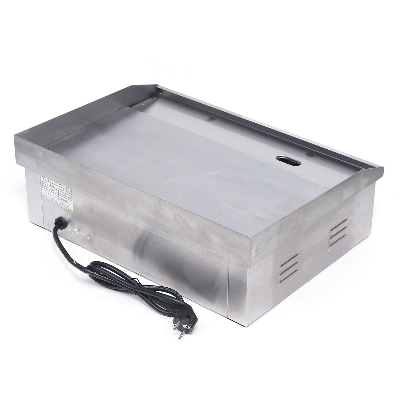 22″ Electric Grill Griddle Commercial Non Stick Flat Top Grill Indoor Countertop