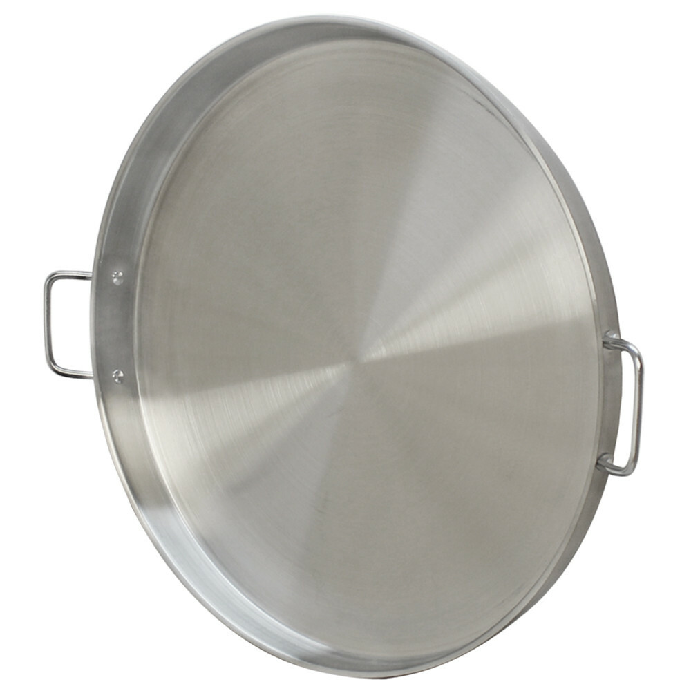 21-3/4 inch HD Portable ROUND Stainless Steel Comal Griddle pan Outdoor Cookware