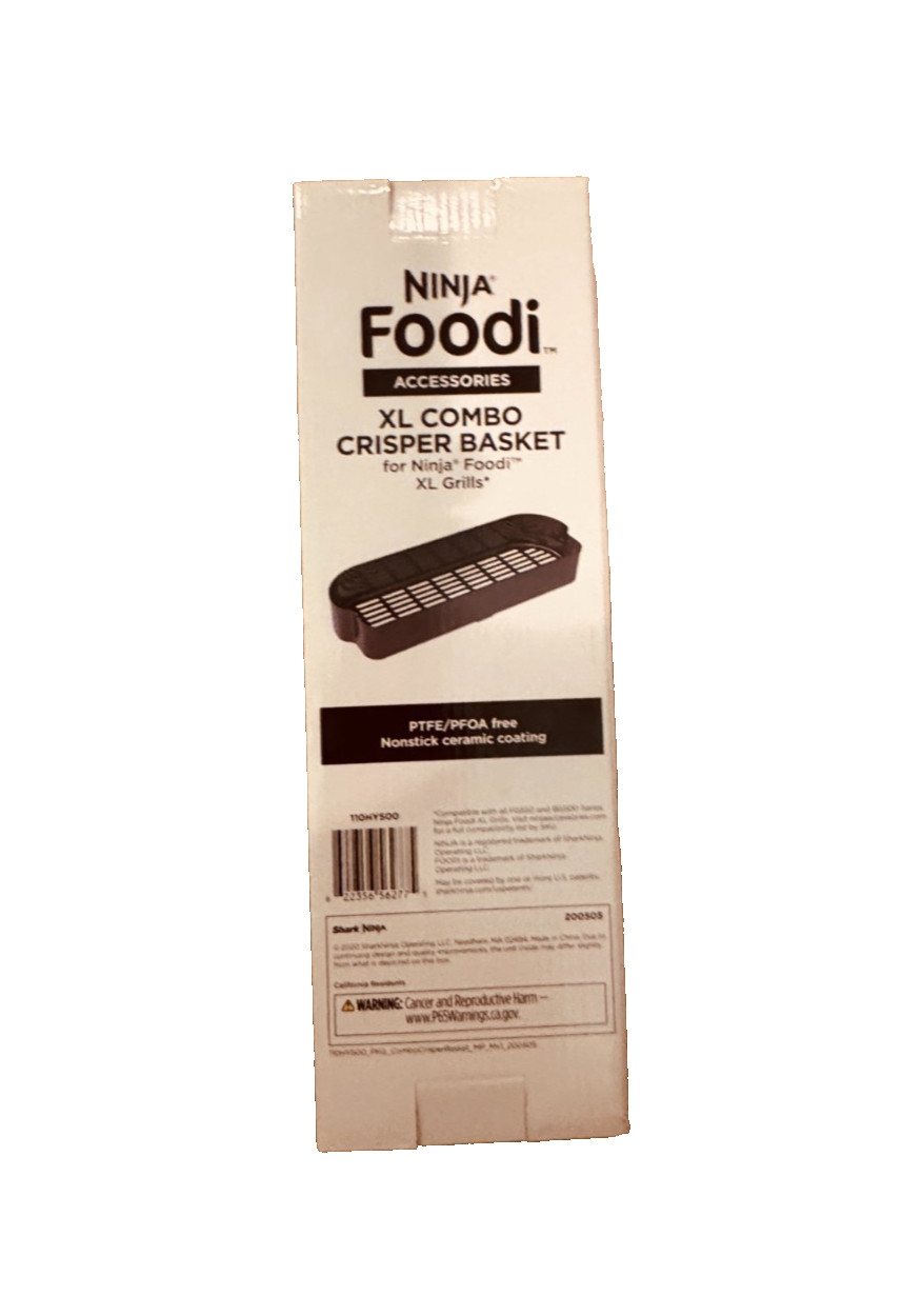 NIB Ninja XL Combo Crisper Basket for Ninja Foodi XL Grills