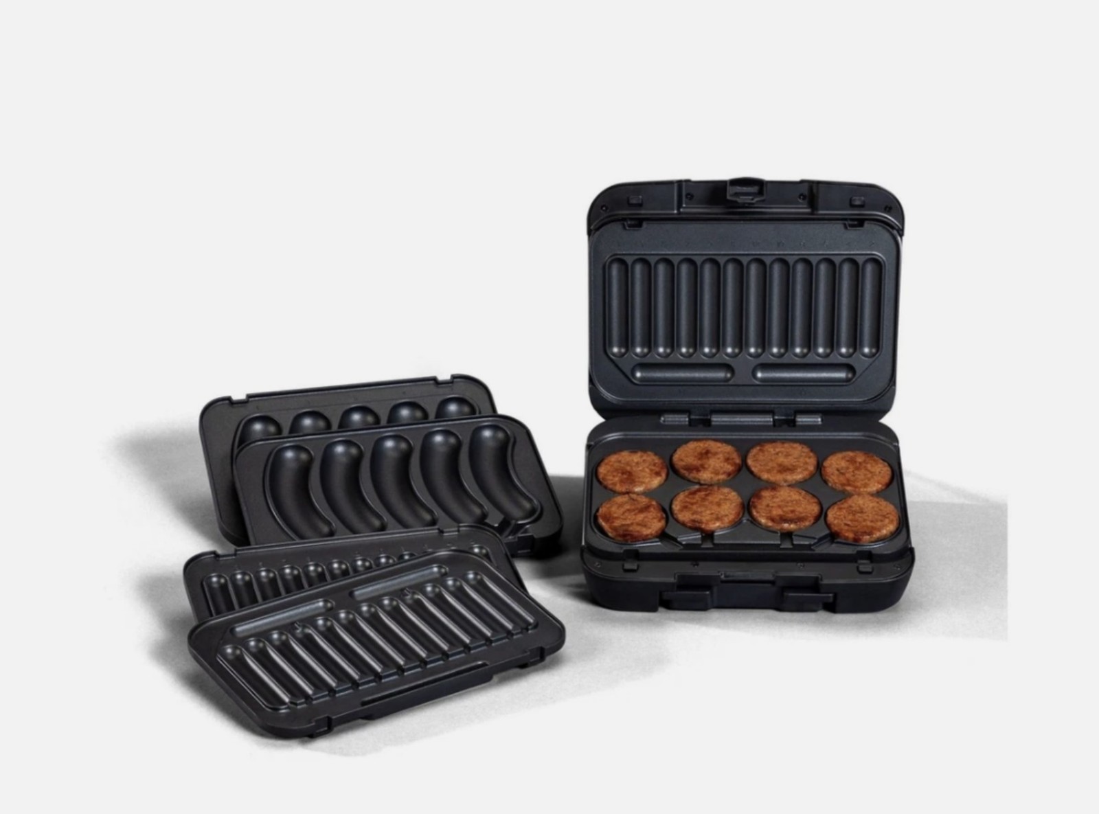 Johnsonville Sizzling Sausage Grill Plus BTG-500 3-in-1 Indoor Electric Grill