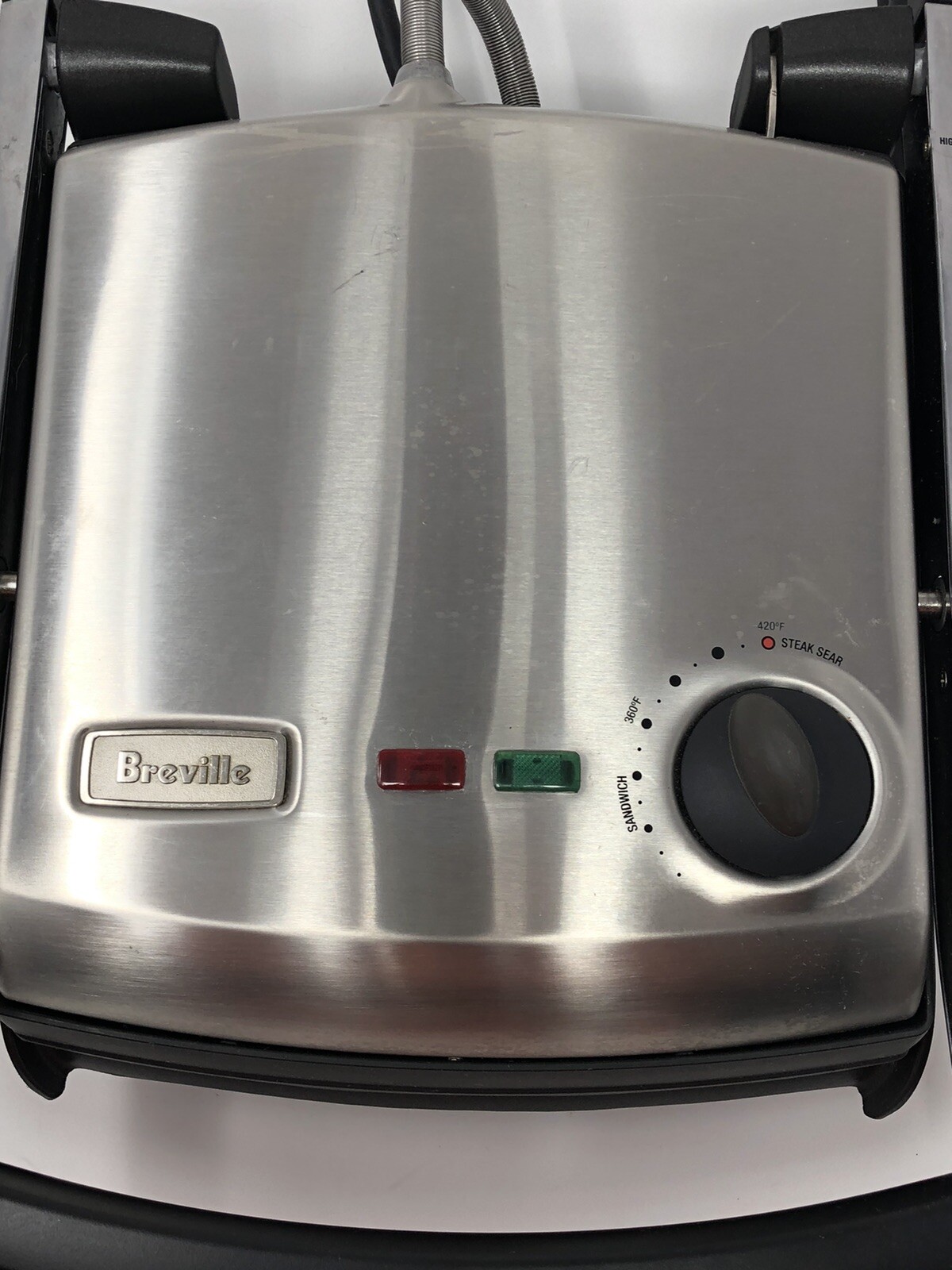Breville BGR200XL Panini Press Grill 1500W Stainless Steel Non-Stick Plates