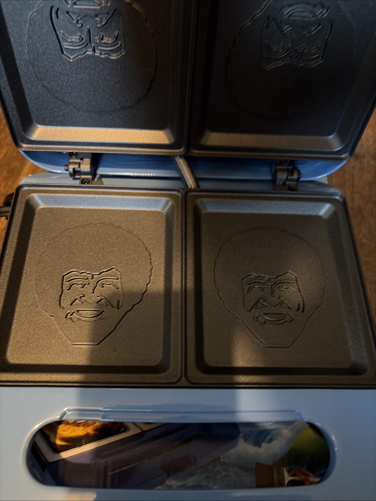 Bob Ross Grilled Cheese Sandwich Maker Uncanny Brands Open Box