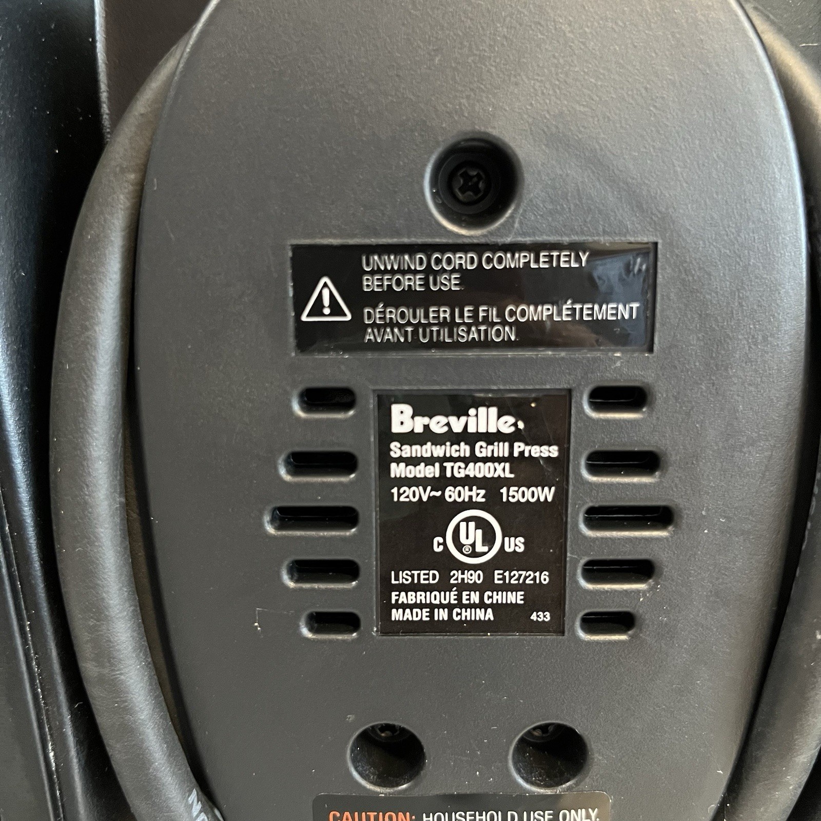 Breville Gourmet Health Grill & Panini Press 1500 Watt TG400XL Tested