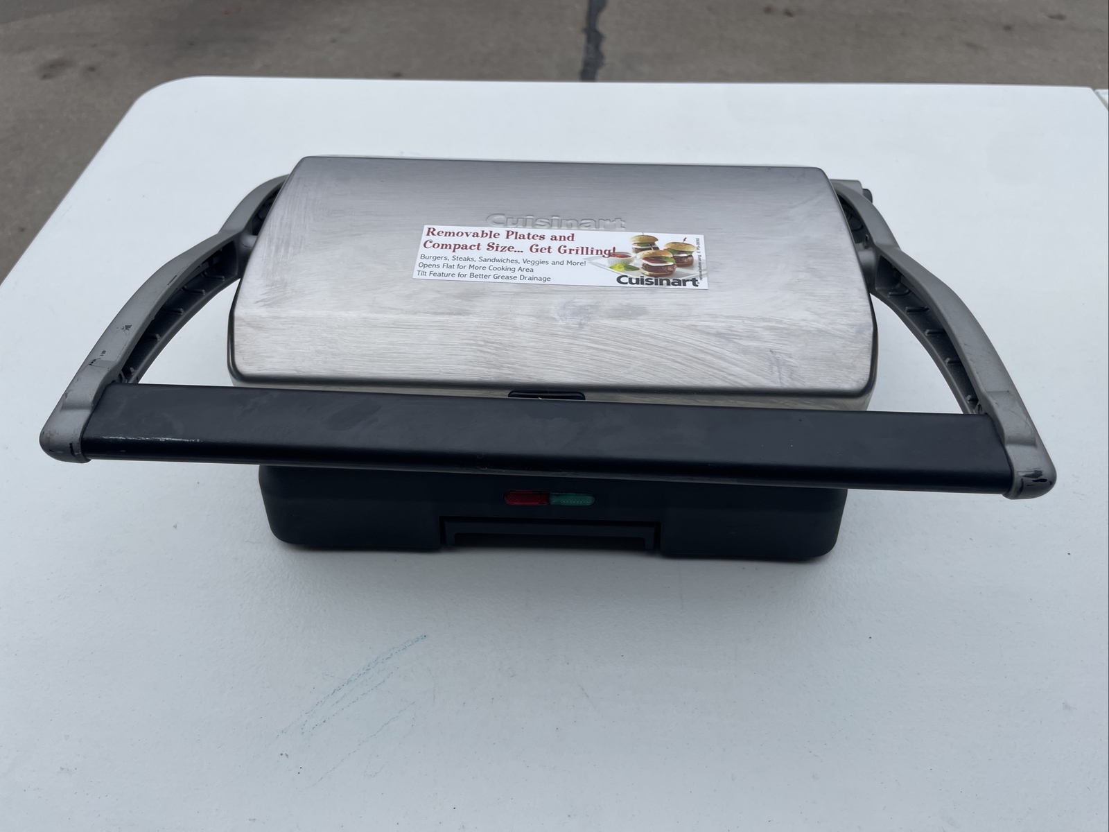 Cuisinart GR-11 Grill Griddler Panini Maker Set