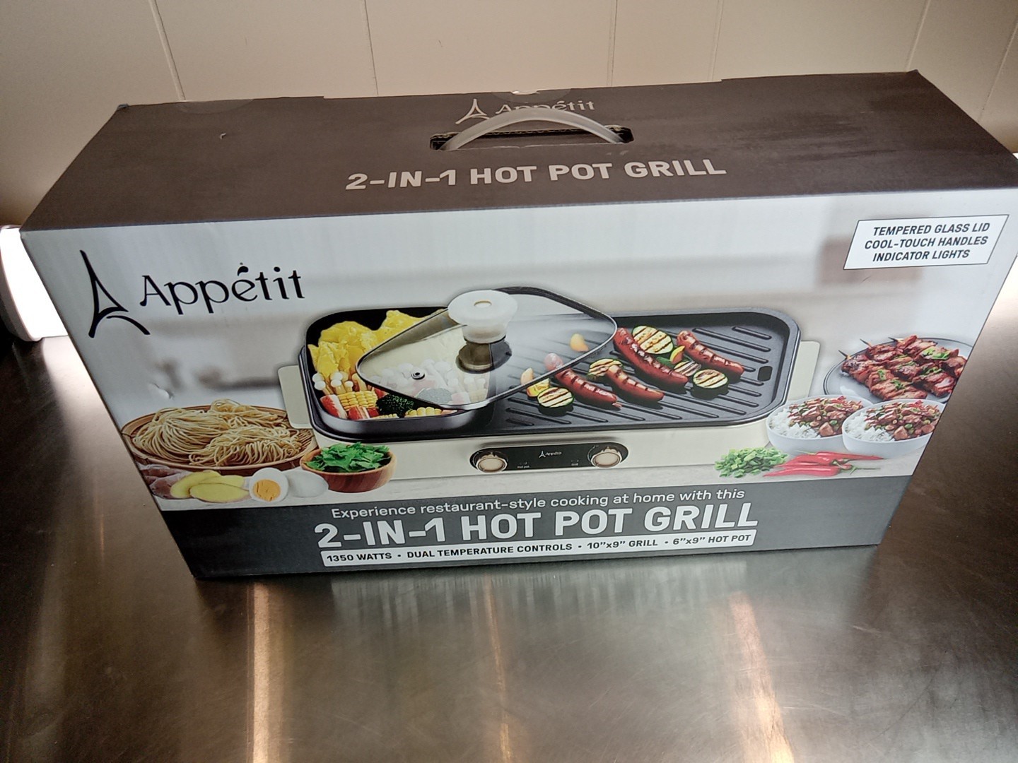 Appetit 2-in-1 Hot Pot Grill