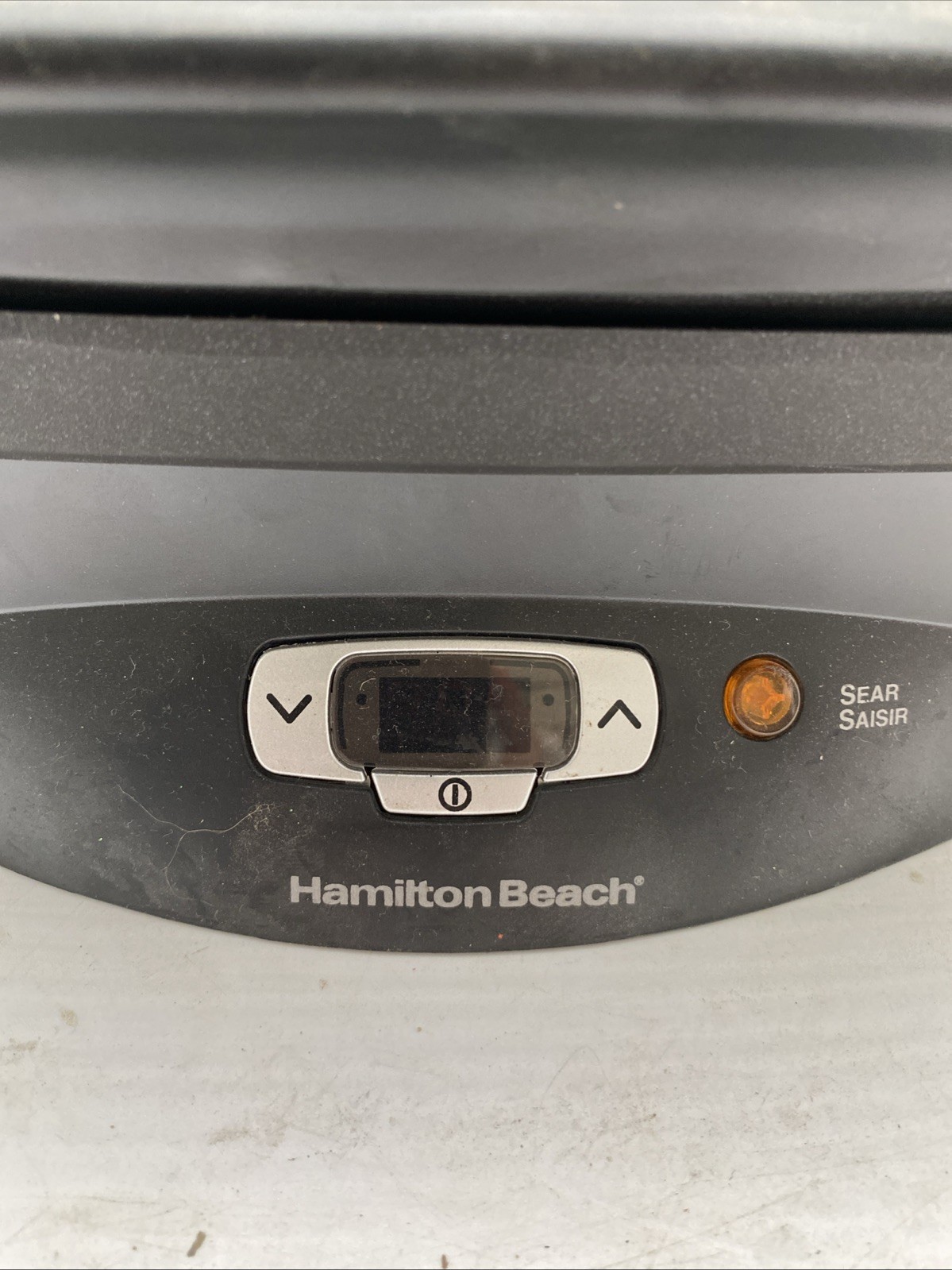 Hamilton Beach Panini Press Grill Stainless Steel Nonstick Plates Model 25331