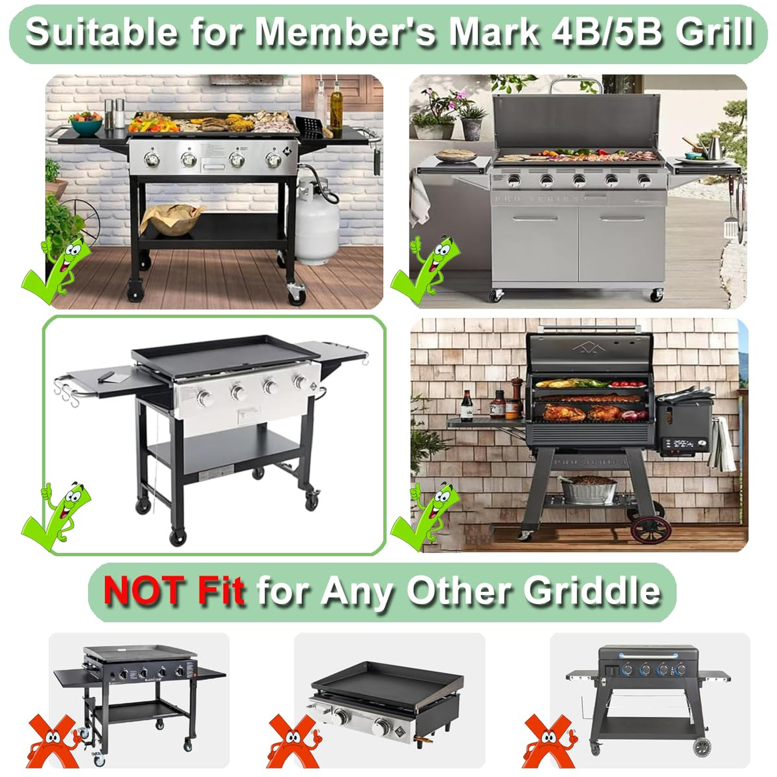 Grease Tray Liner Aluminum Disposable for Member’s Mark 36 inch and 5 Burner Gas