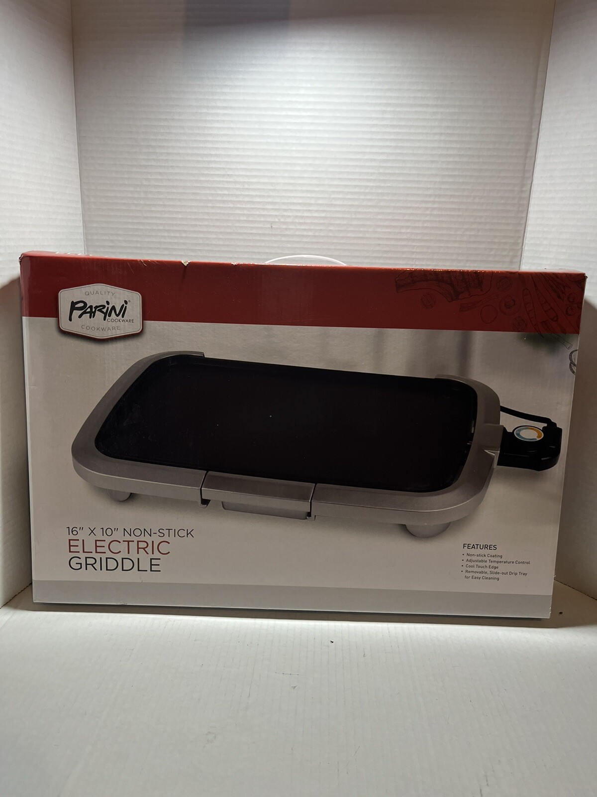 Parini Cookware 16 X 10 No -Stick Electric Griddle