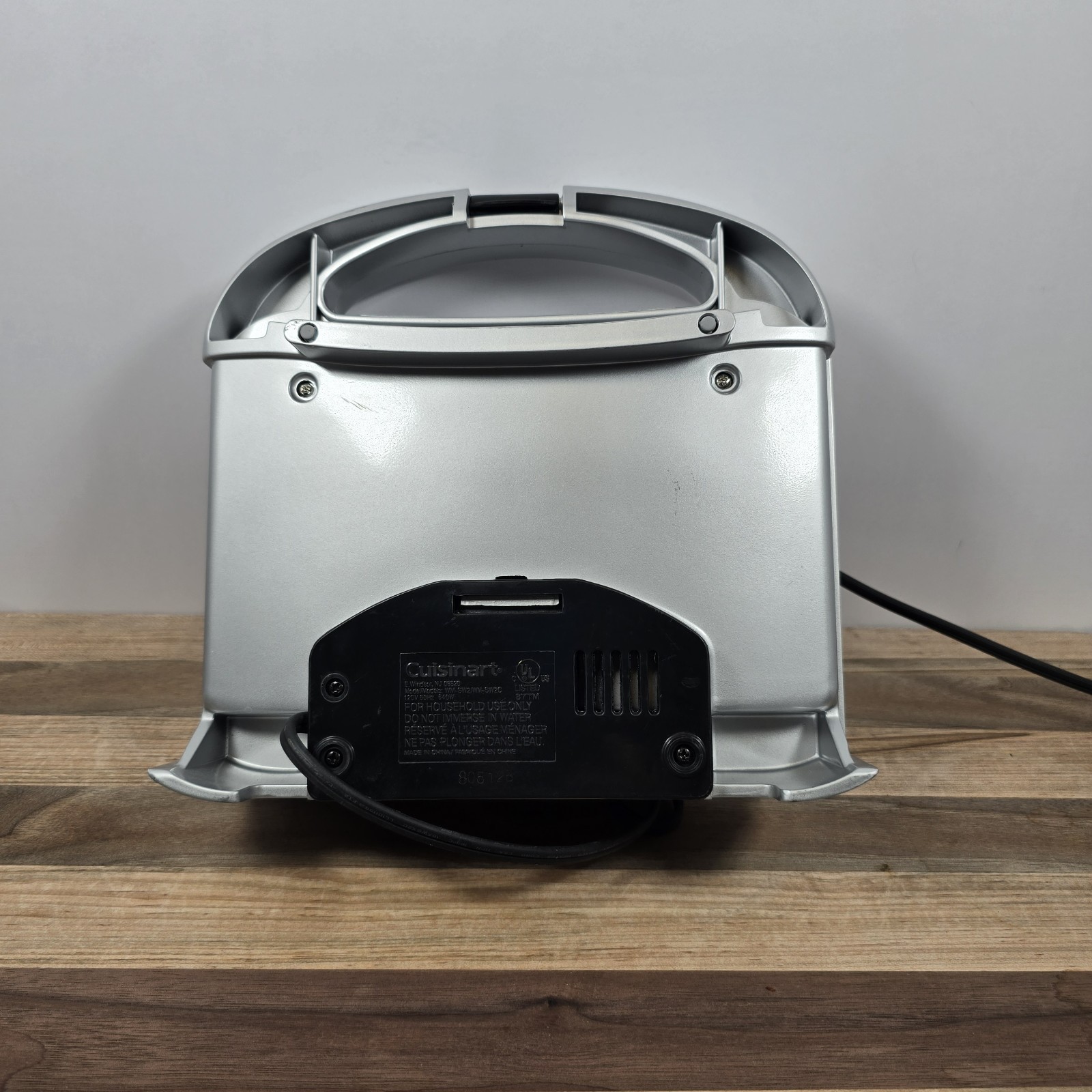 Cuisinart Silver Sandwich Grill Maker Model WM-SW2
