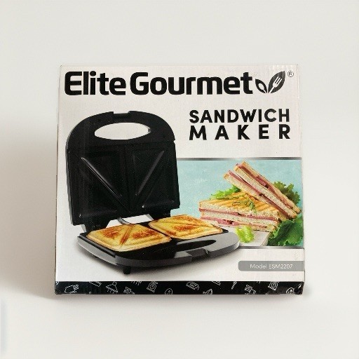 Elite Gourmet ESM2207 Sandwich Panini Maker Grilled Cheese Machine