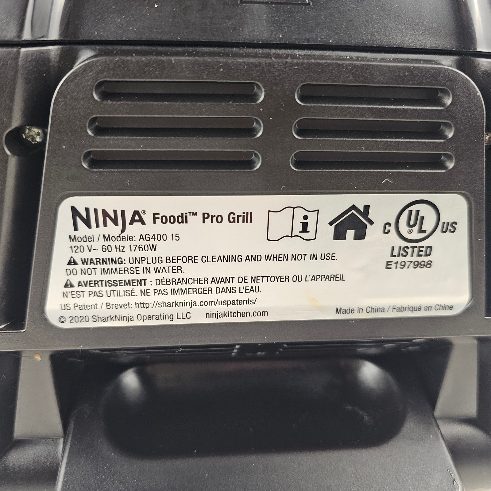 Ninja Foodi Pro AG400 5-in-1 Air Fryer – Black/Silver (Tested)