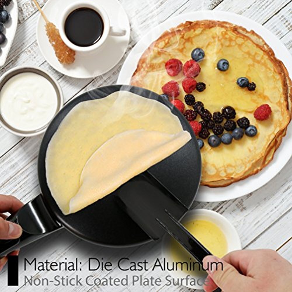 NutriChef Electric Griddle – Crepe Maker Hot Plate Cooktop