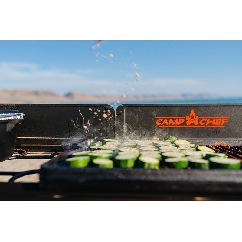 Pre-seasoned Cast Iron Grill Griddle 16″ Stoves Two-Burner Cooking Tools New
