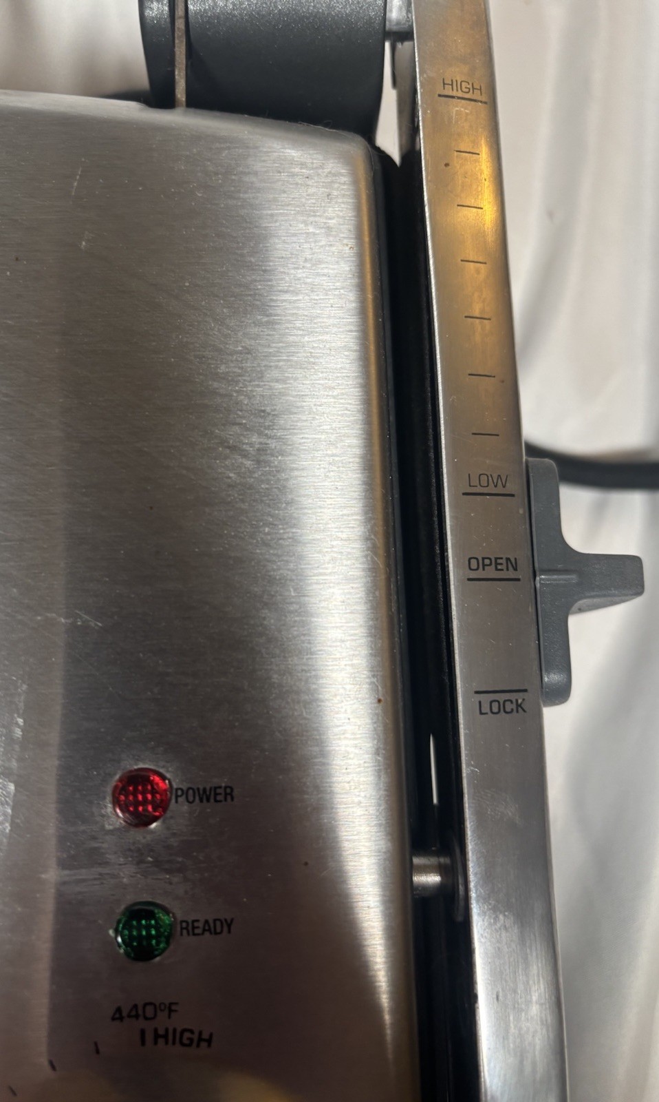 Breville Ikon Panini Grill Sandwich Press TG425XL Stainless Steel 1500W
