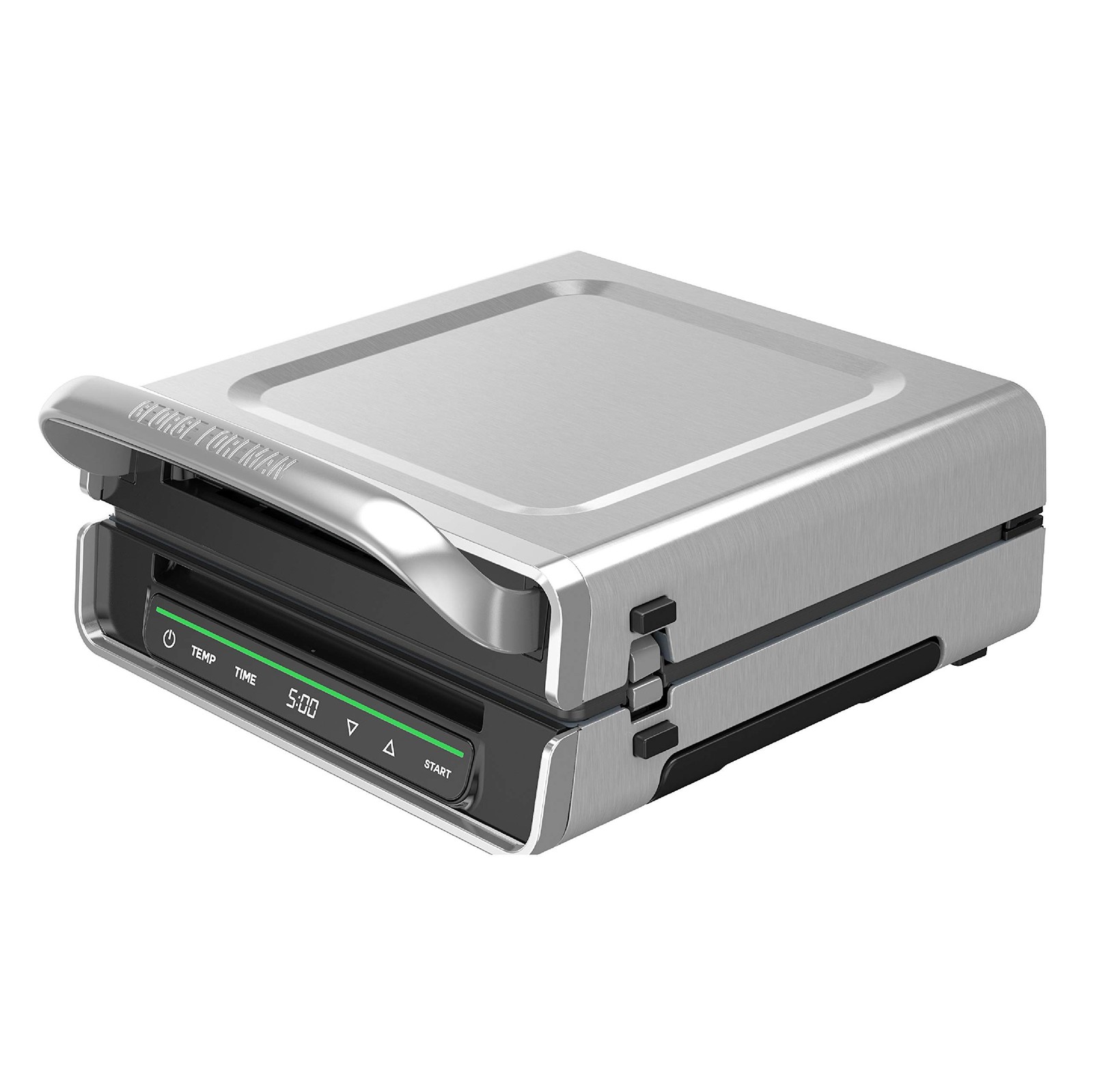 George Foreman Smokeless – Digital Smart Select, Family Size (4-6 Servings), …