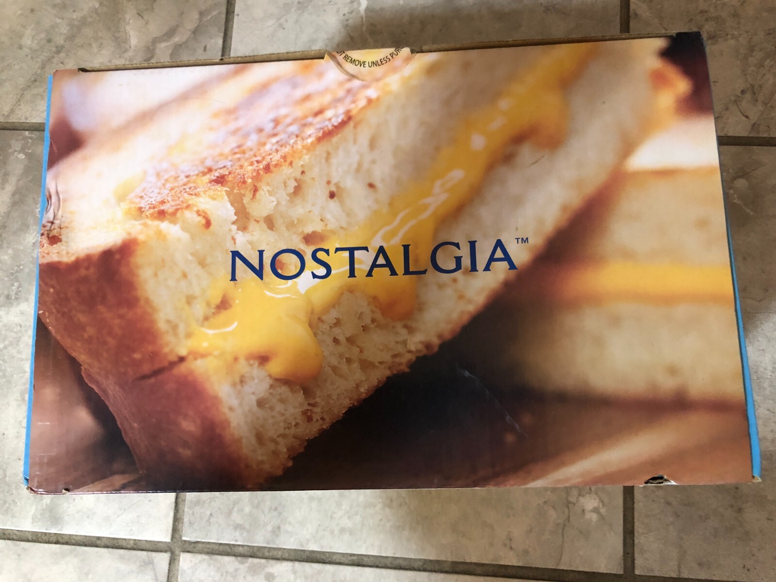 Nostalgia TCS2 Yellow Grilled Cheese Sandwich Toaster Maker Easy Clean Baskets