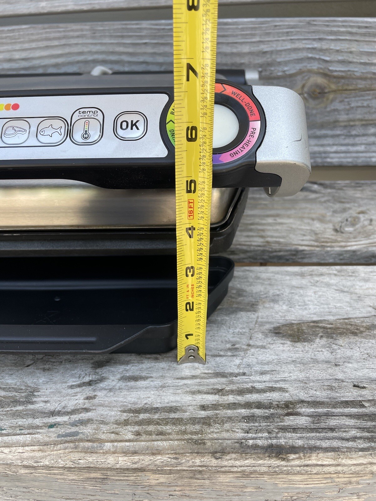 T-Fal OptiGrill Plus Stainless Steel Indoor Electric Grill Tested Works Great