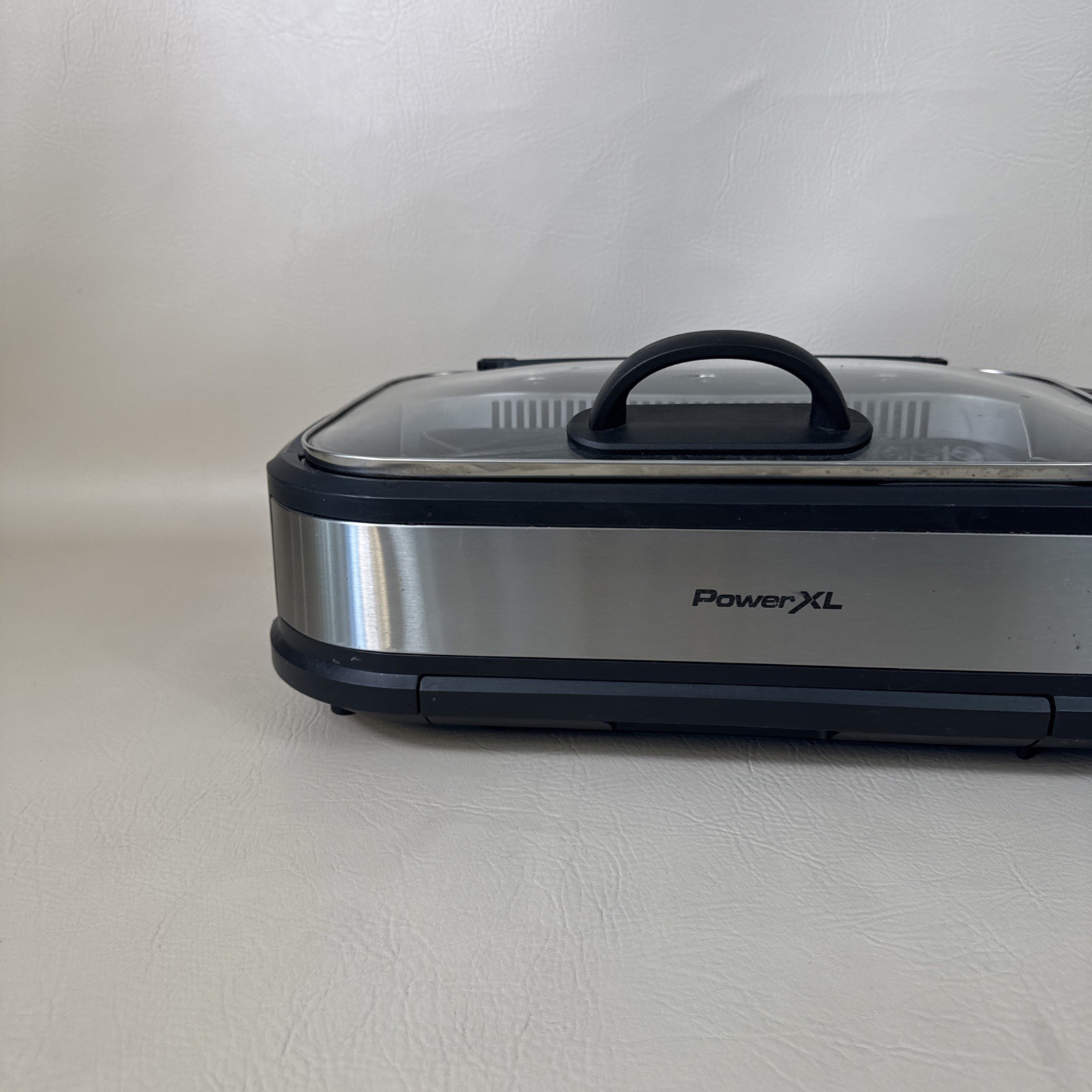 Power XL Indoor Smokeless Grill Pro PG-1500FDR Nonstick Surface Black