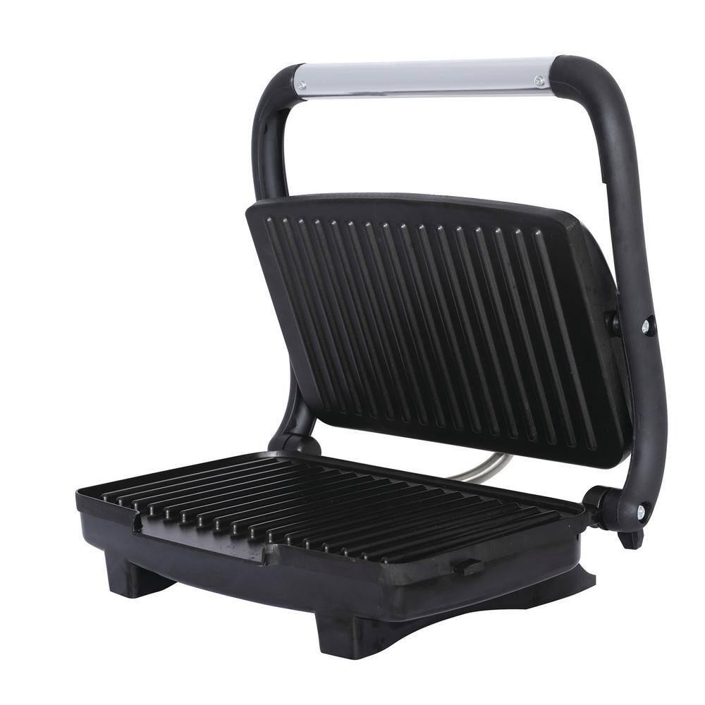 Brentwood Appliances Panini Press 1000-W Nonstick Metallic Floating Lid Compact