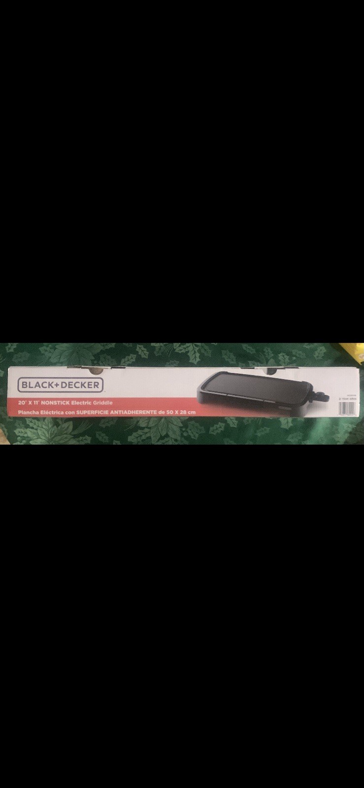 BLACK+DECKER Non-Stick Electric Griddle.🔌🍳 **FAMILY SIZED** 20” x 11”. ~•NEW•~