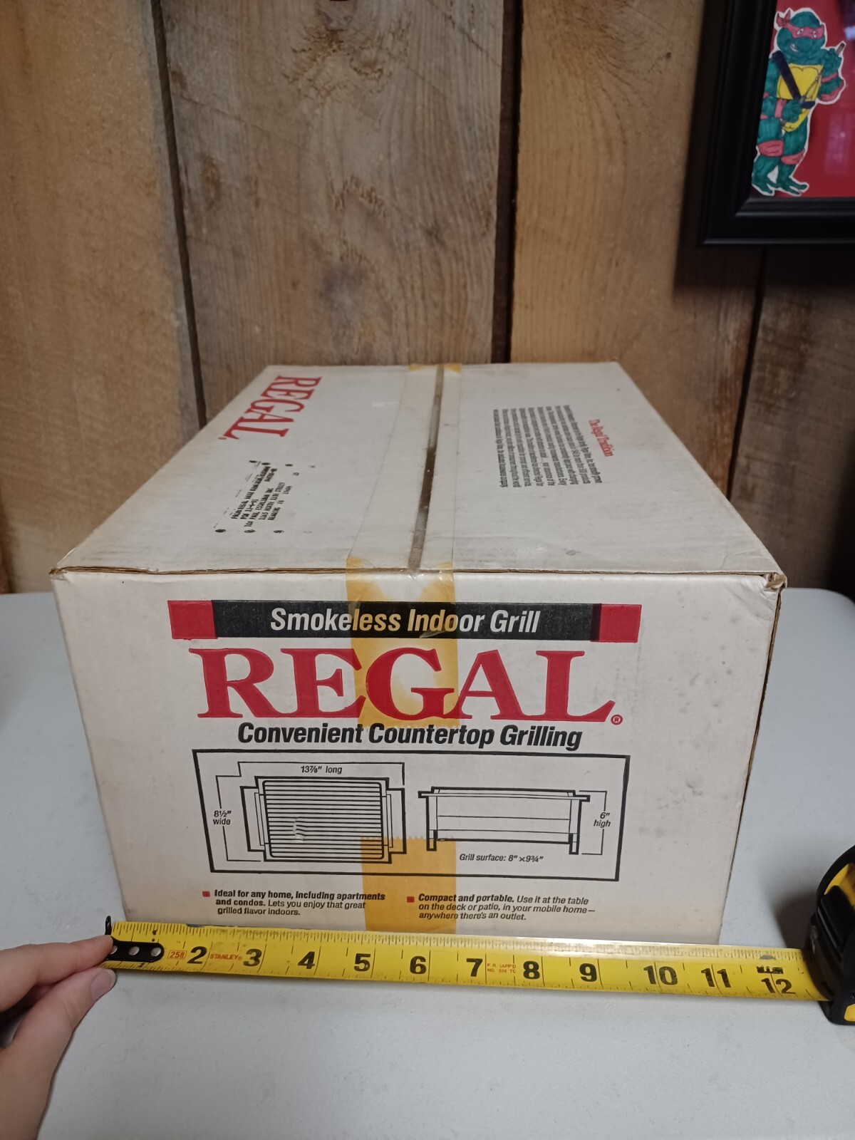Vintage Regal Griller 2 Smokeless Electric Indoor Grill Model K6708 New in Box