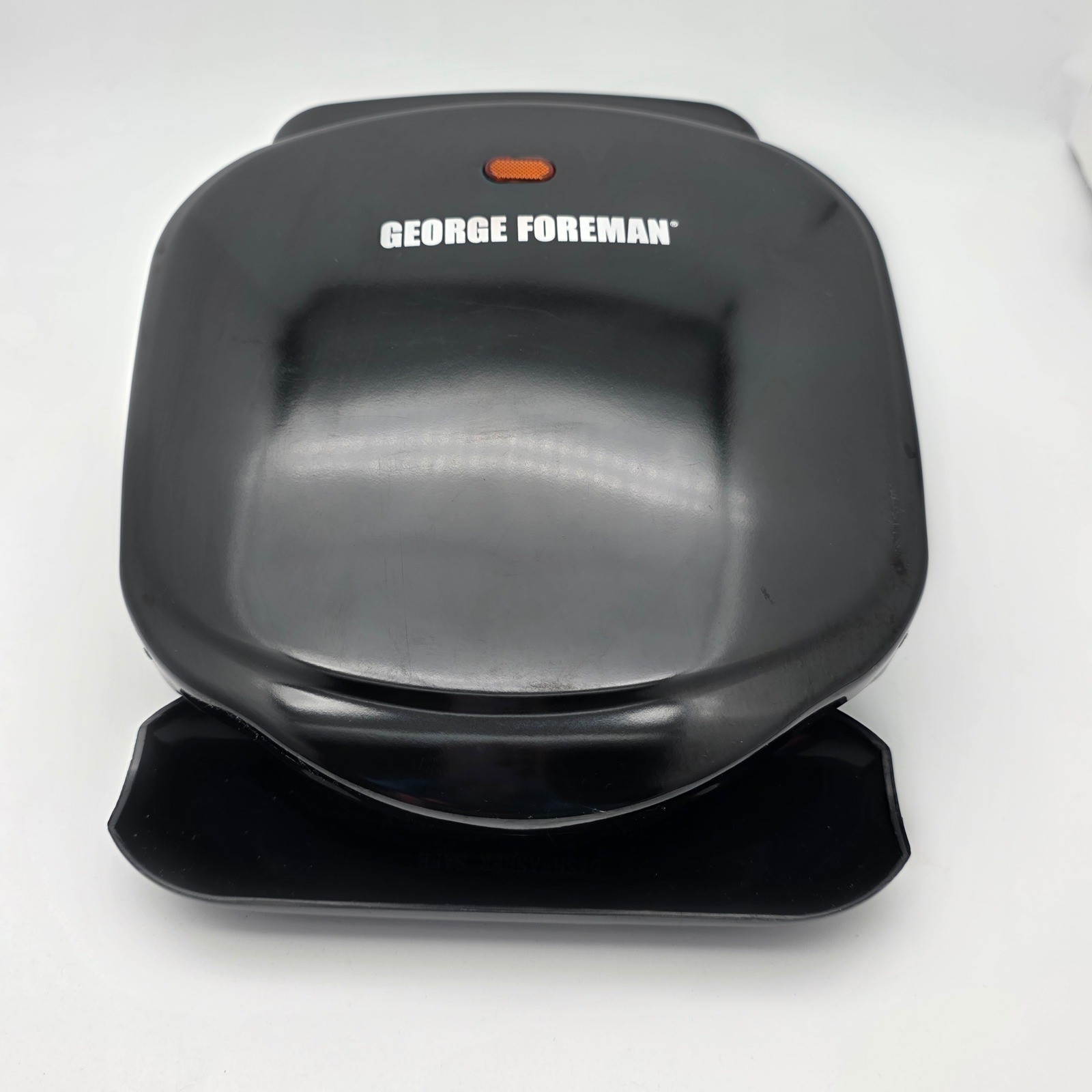 George Foreman Grill GR10B Black Electric Indoor 2-Serving Fat Removing Machine