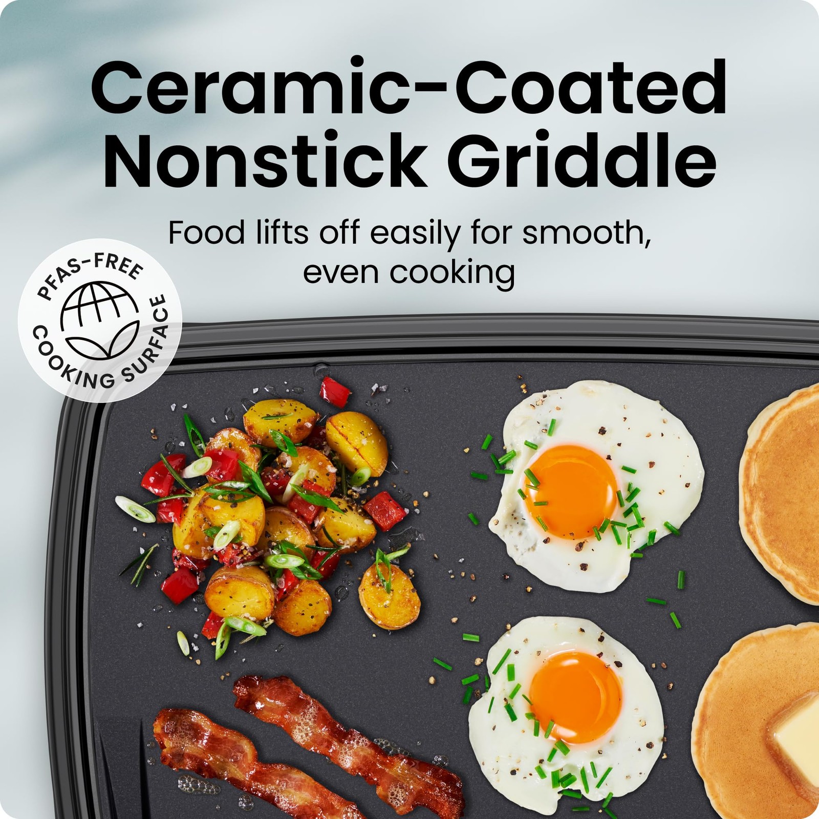 Electric Griddle With Removable Temperature Control Immersible Flat Top Grill Bu