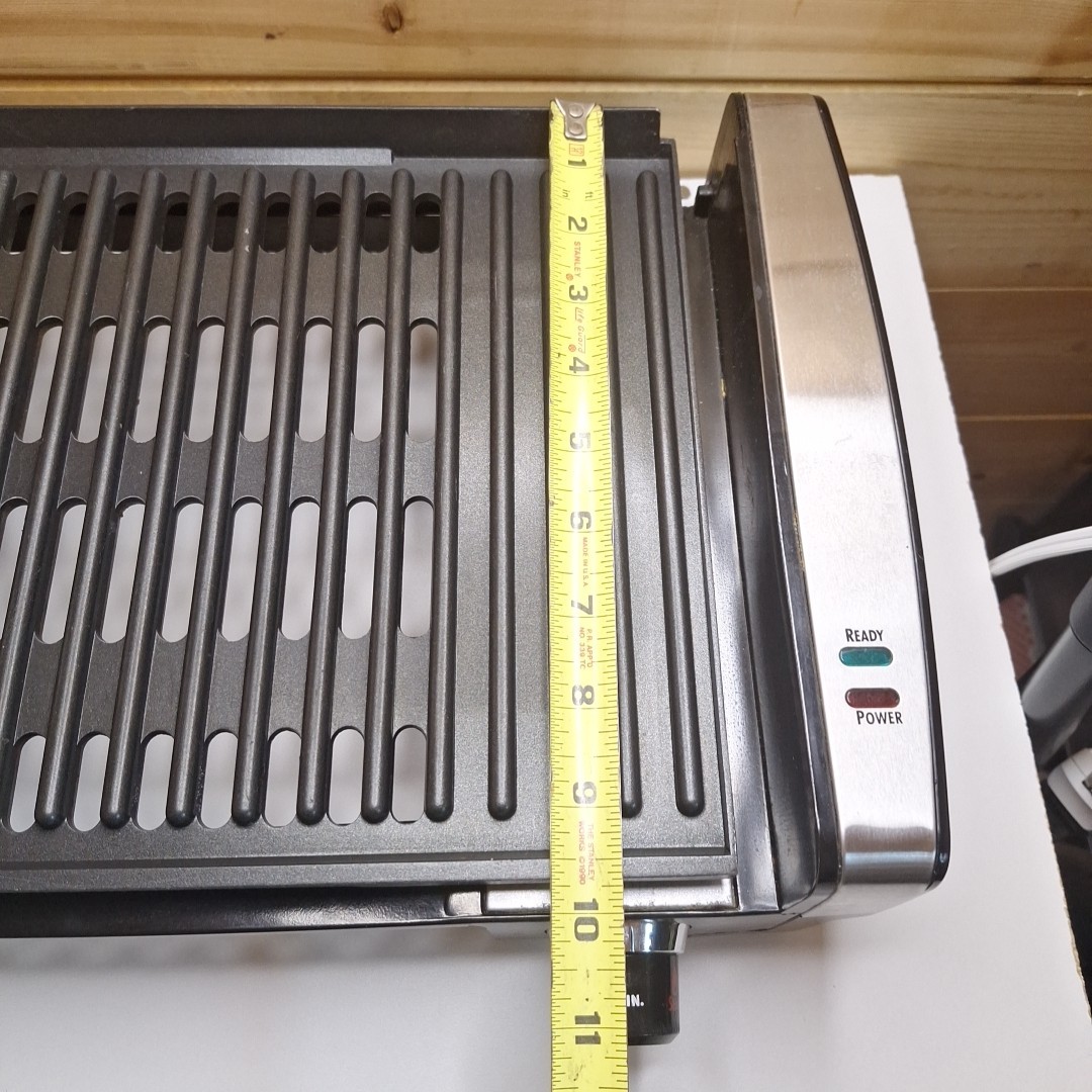 Hamilton Beach Electric Indoor Searing Grill (NO LID NO DRIP TRAY, TESTED WORKS)