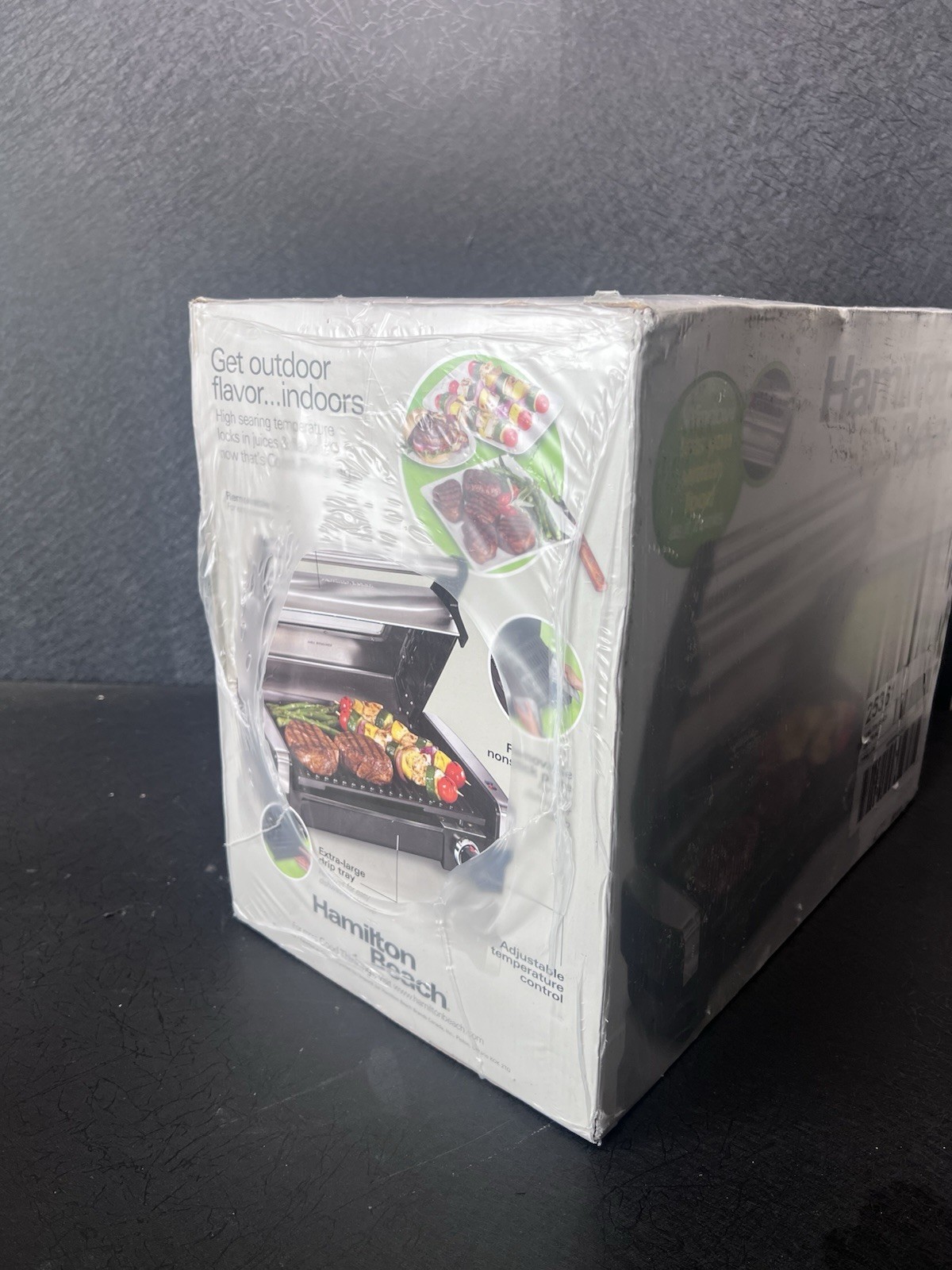 Hamilton Beach Electric Indoor Searing Grill w/Window 25361 in Sealed Box!