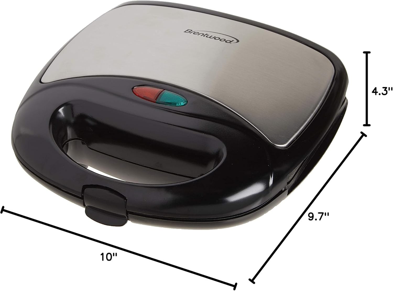 750 Watts Compact Sandwich Press: Create 1-2 Perfect Grilled Sandwiches Easily