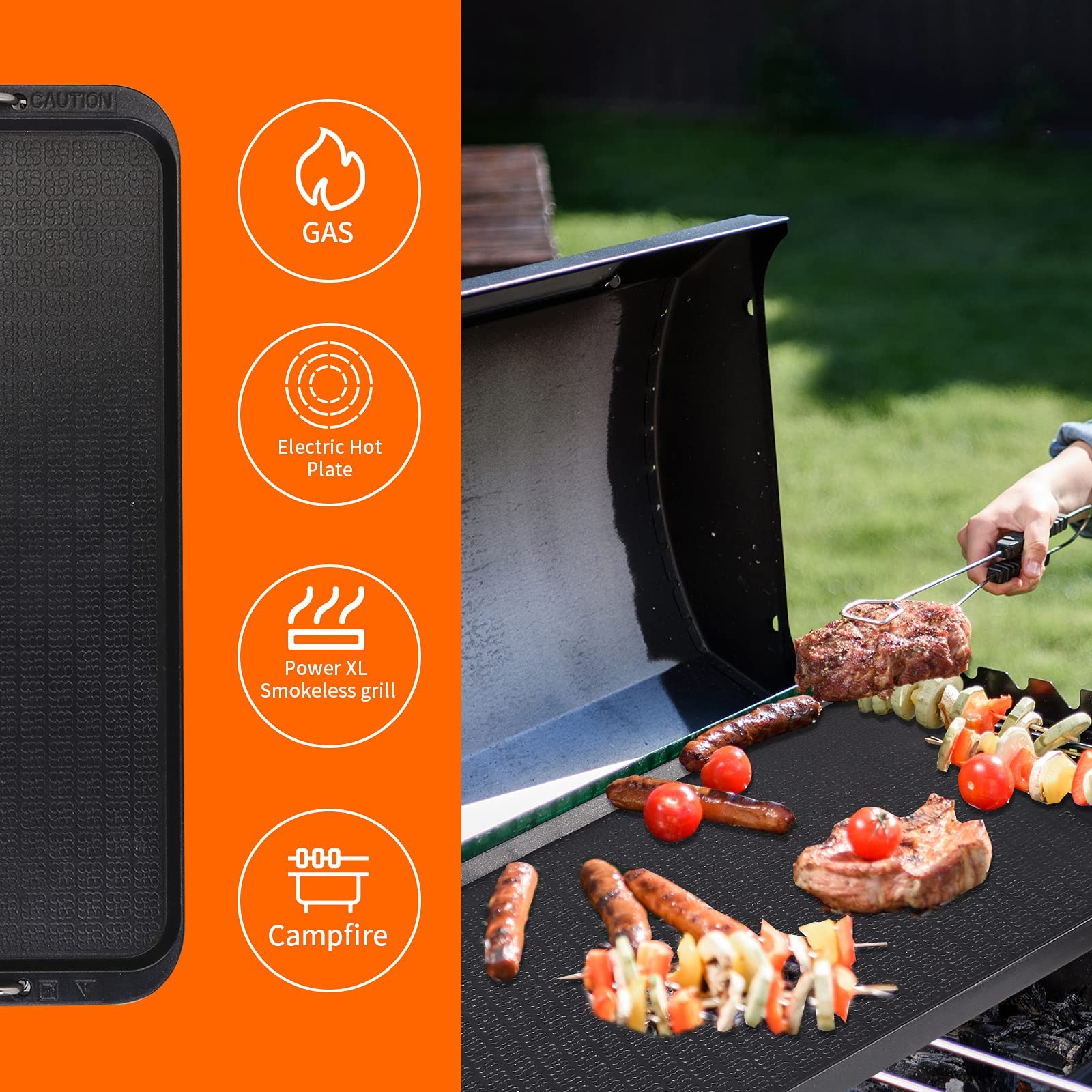 Flat Top Griddle For Stovetop Nonstick Griddle Grill Pan Stove Top Grill14.96 X