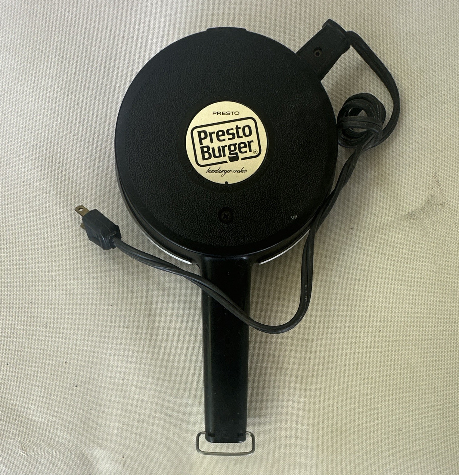 Presto Burger Electric Hamburger Cooker Non-Stick 550W Black 54701
