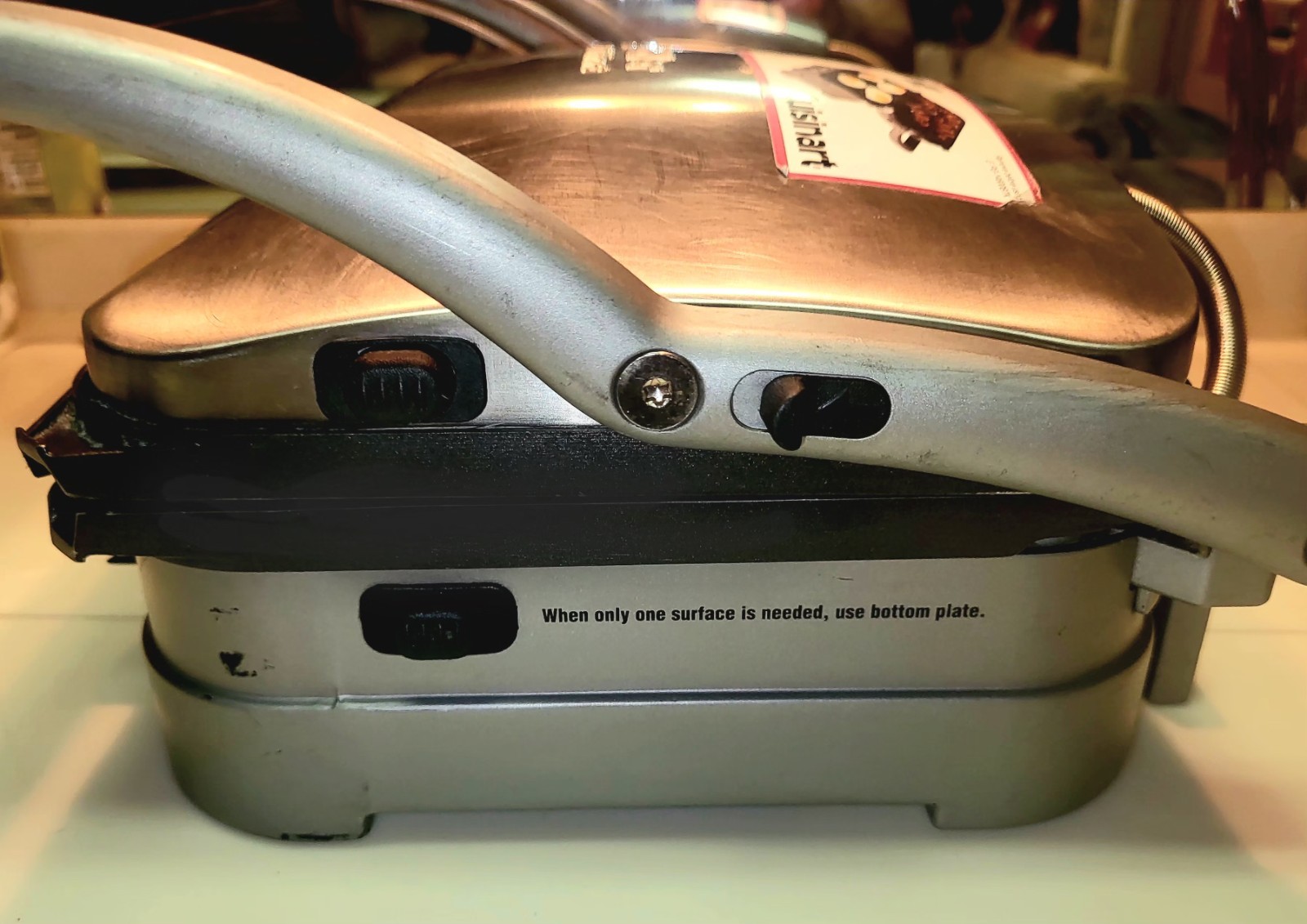 Cuisinart Griddler Indoor Electric Grill/Griddle Panini Press 1500W GR-4NNAS
