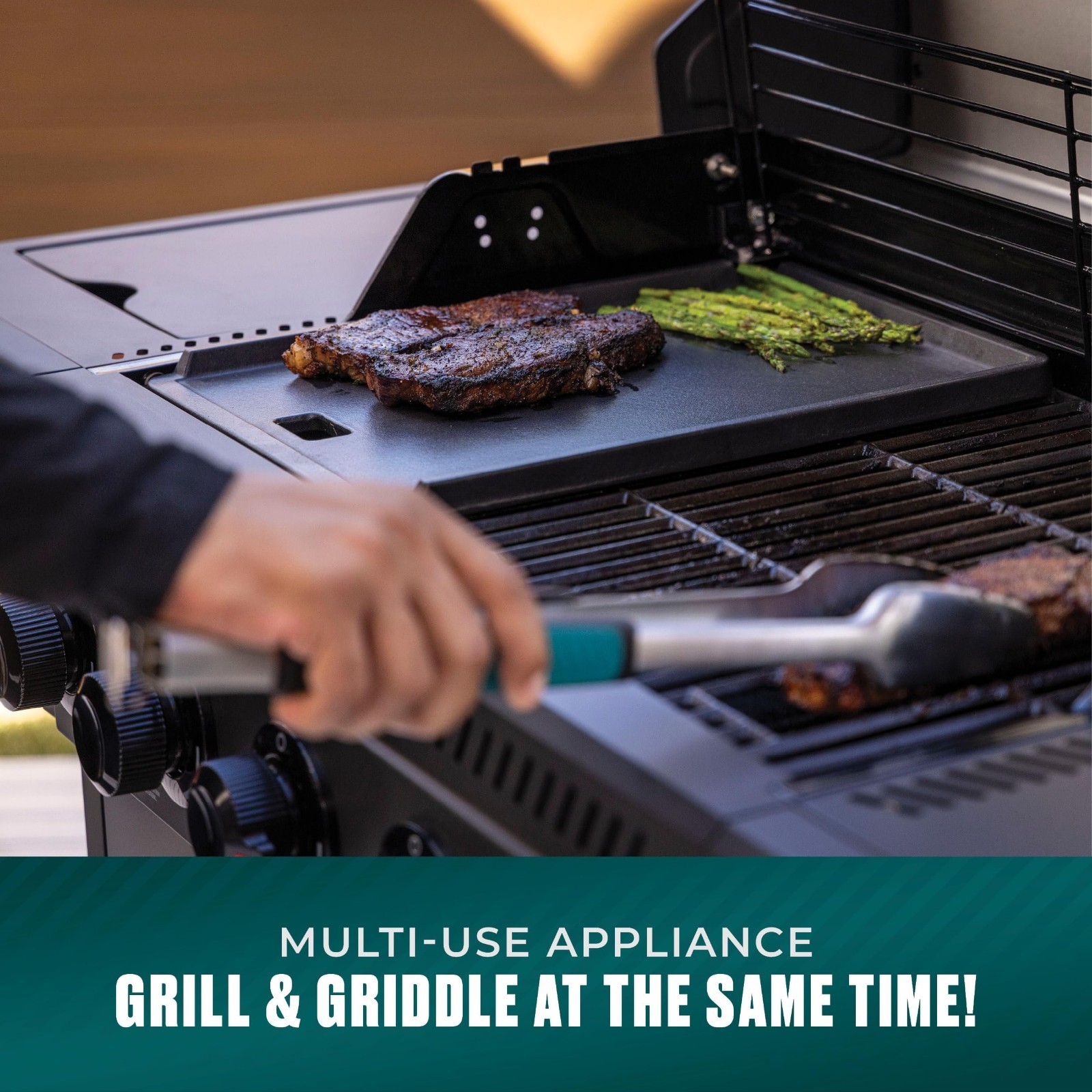 Griddle Insert for Charcoal & Gas Grills | Transform Your Grill into a Flat Top