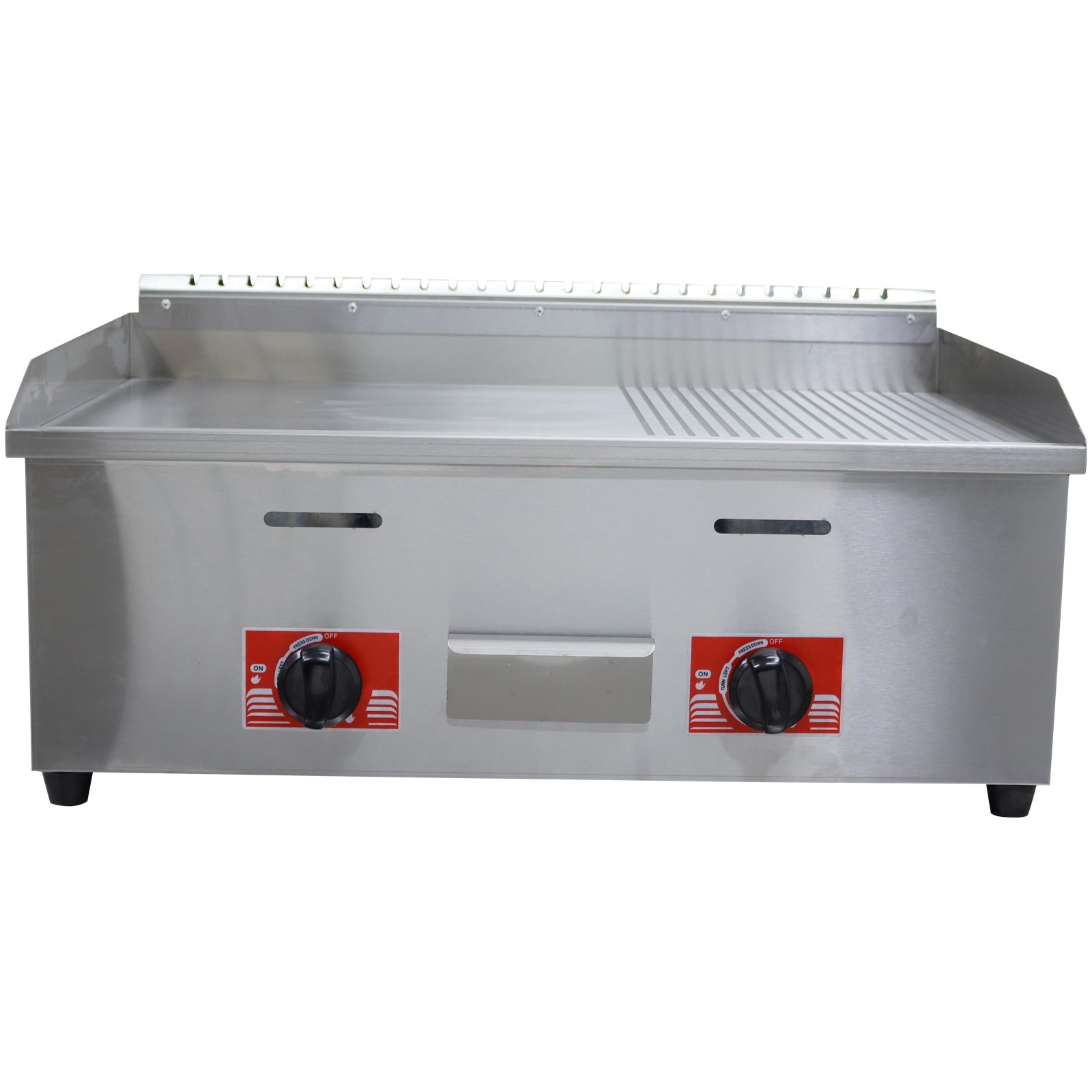 Gas Griddle Flat Top Grill 29*16in Table Bbq Grill Griddle Commercial Home Use