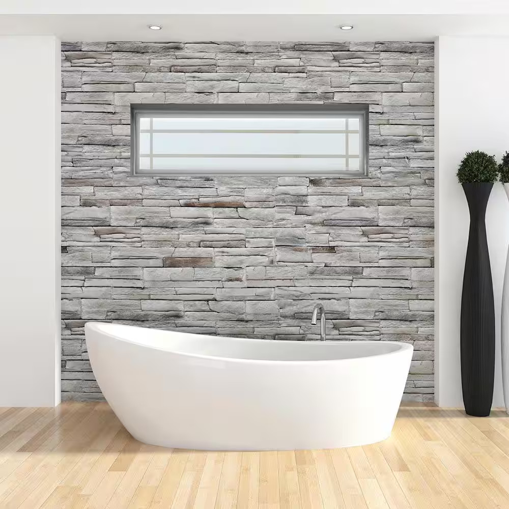 47.5 In. X 11.5 In. Prairie Decorative Glass Picture Vinyl Insulated Window Whit